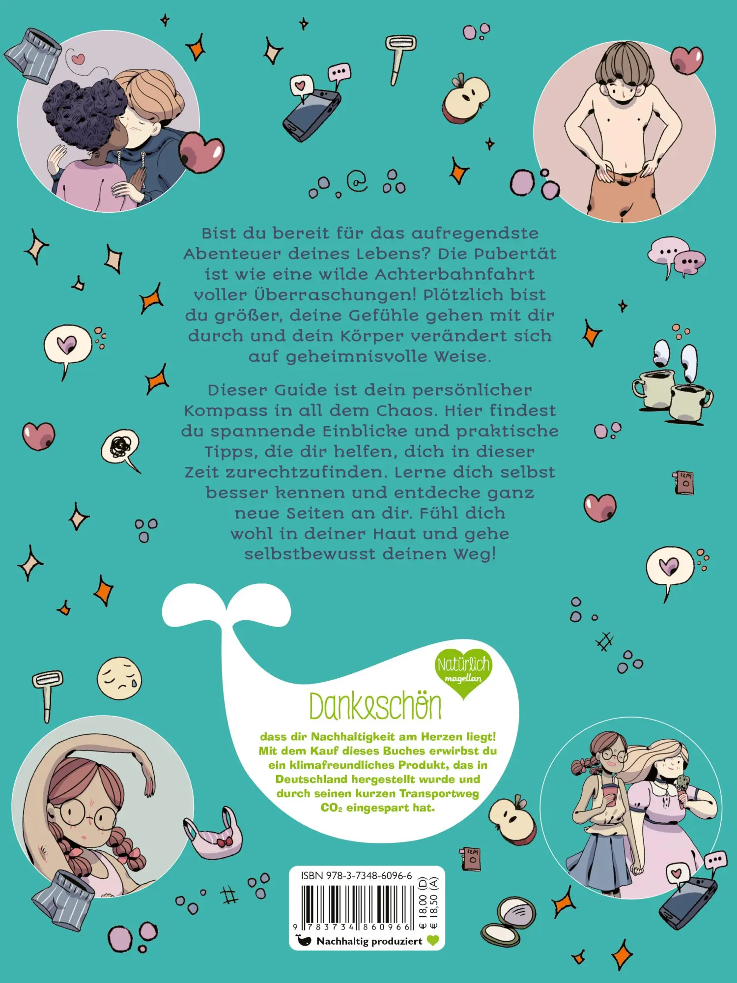 Rückseite: 9783734860966 | Pubertät ohne Filter | Giulia Marchesi (u. a.) | Taschenbuch | 96 S.