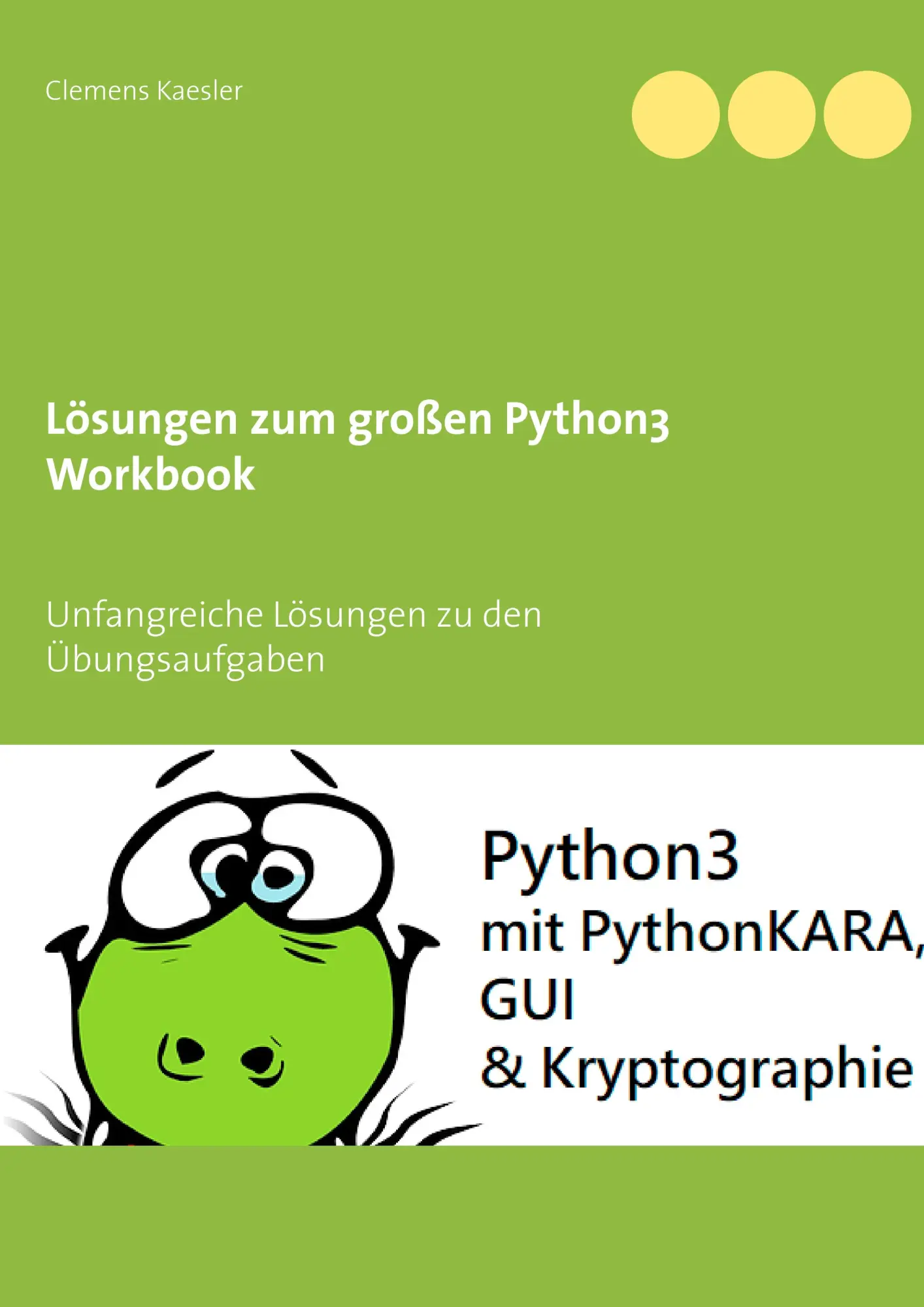 Cover: 9783751900966 | Lösungen zum großen Python3 Workbook | Clemens Kaesler | Taschenbuch