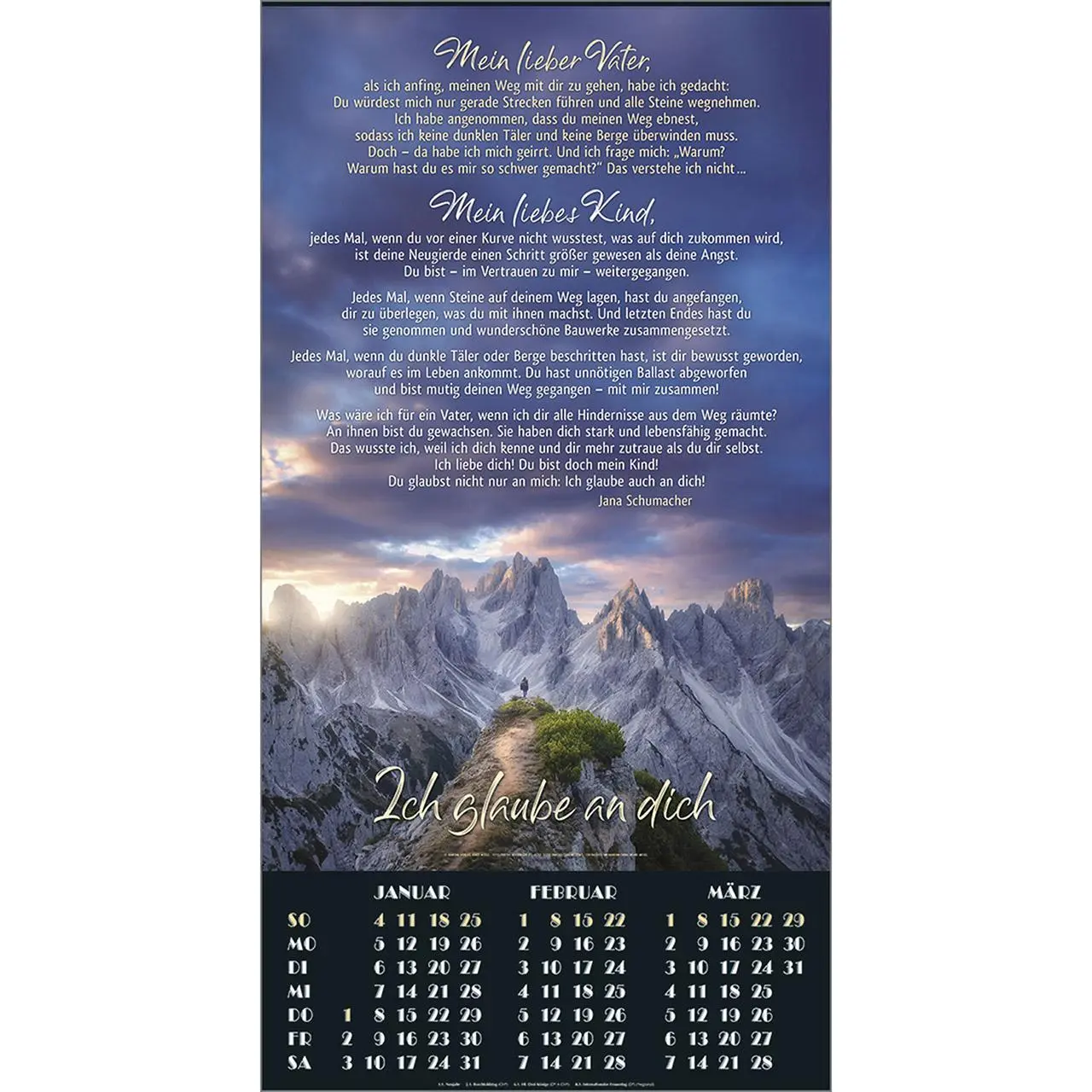 Bild: 9783754800966 | Foto-Poster-Kalender 2026 | Wand-Kalender zum Aufhängen - gerollt