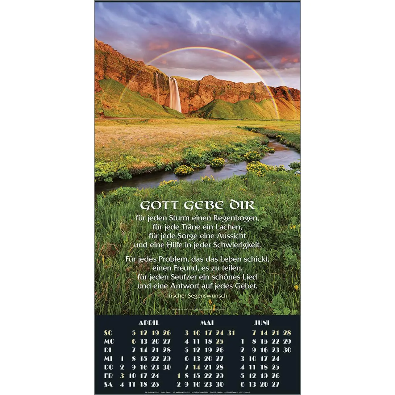 Bild: 9783754800966 | Foto-Poster-Kalender 2026 | Wand-Kalender zum Aufhängen - gerollt