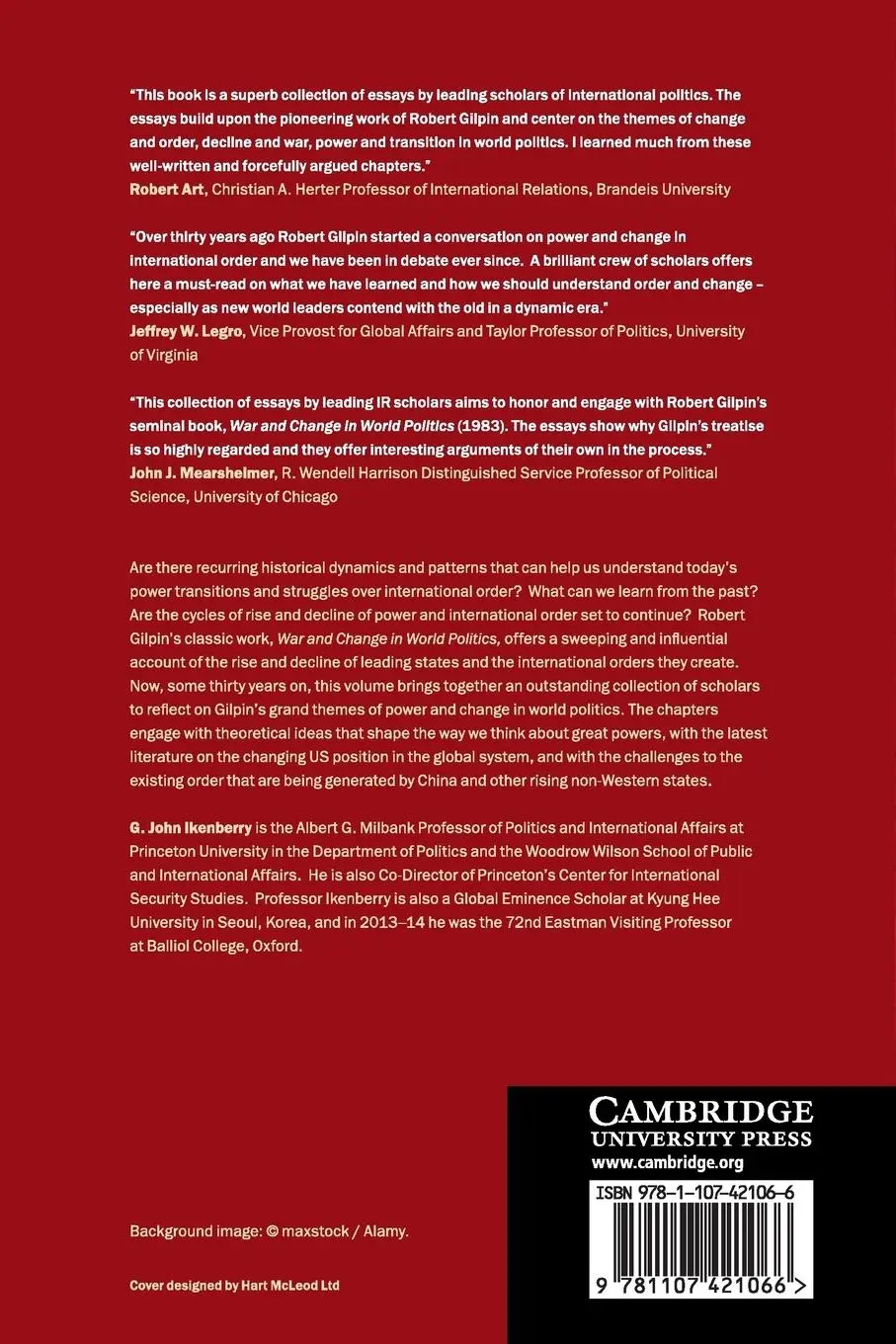 Rückseite: 9781107421066 | Power, Order, and Change in World Politics | G. John Ikenberry | Buch