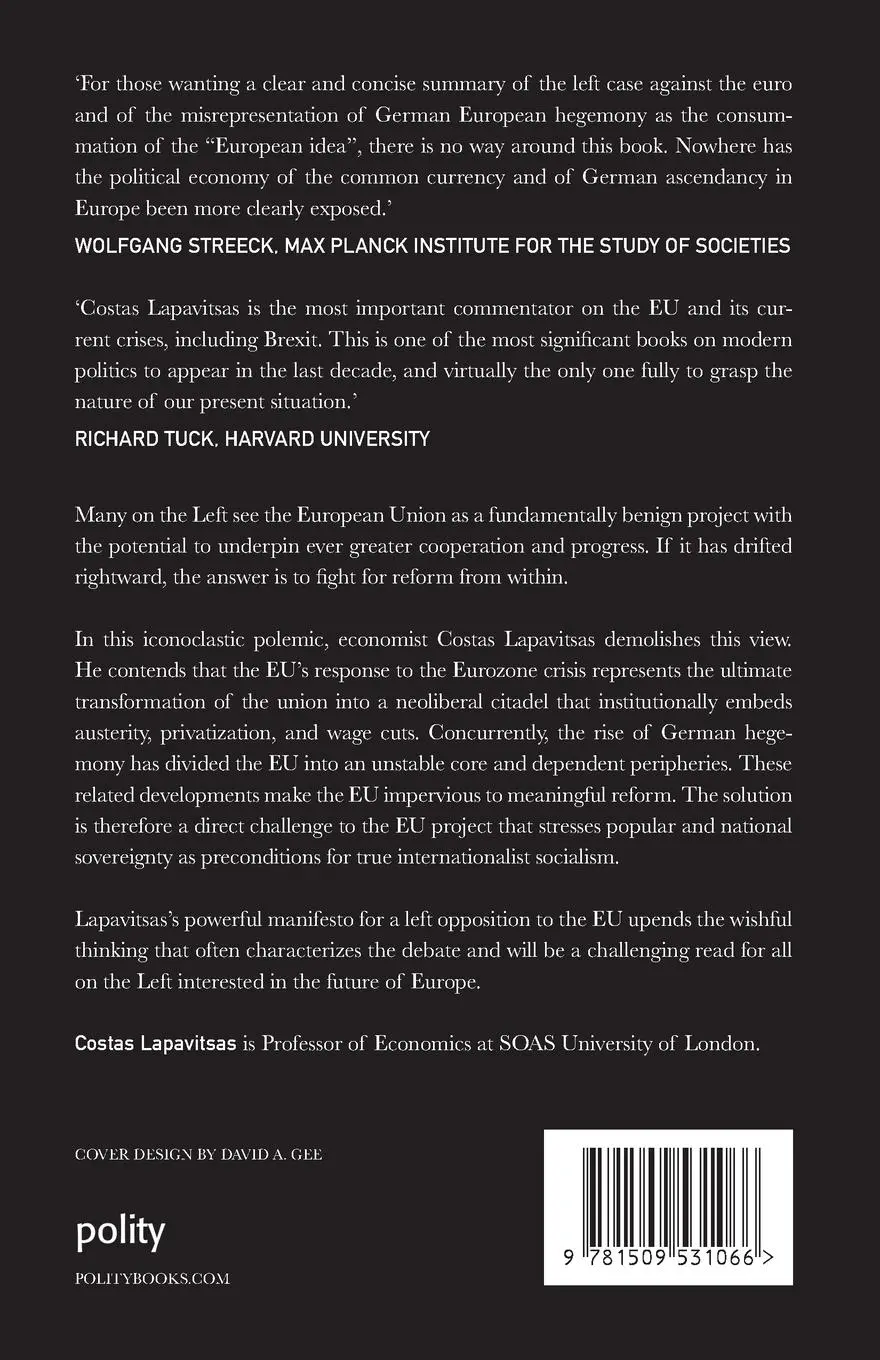 Rückseite: 9781509531066 | The Left Case Against the EU | Costas Lapavitsas | Taschenbuch | 2018