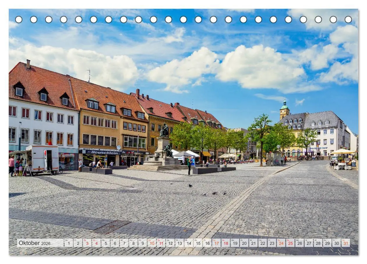 Bild: 9783457791066 | Schweinfurt Impressionen (Tischkalender 2026 DIN A5 quer), CALVENDO...