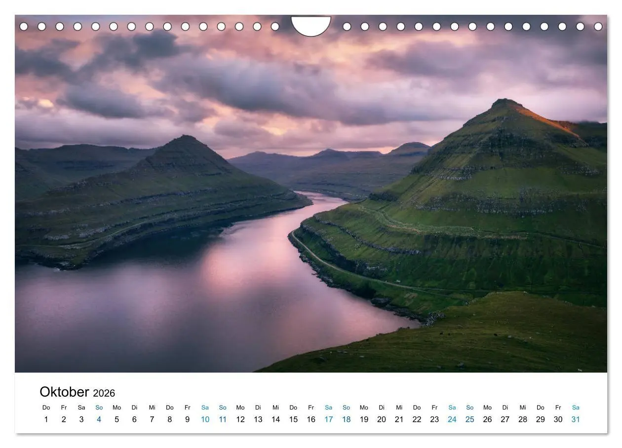 Bild: 9783457931066 | Färöer - Archipel im Nordmeer (Wandkalender 2026 DIN A4 quer),...