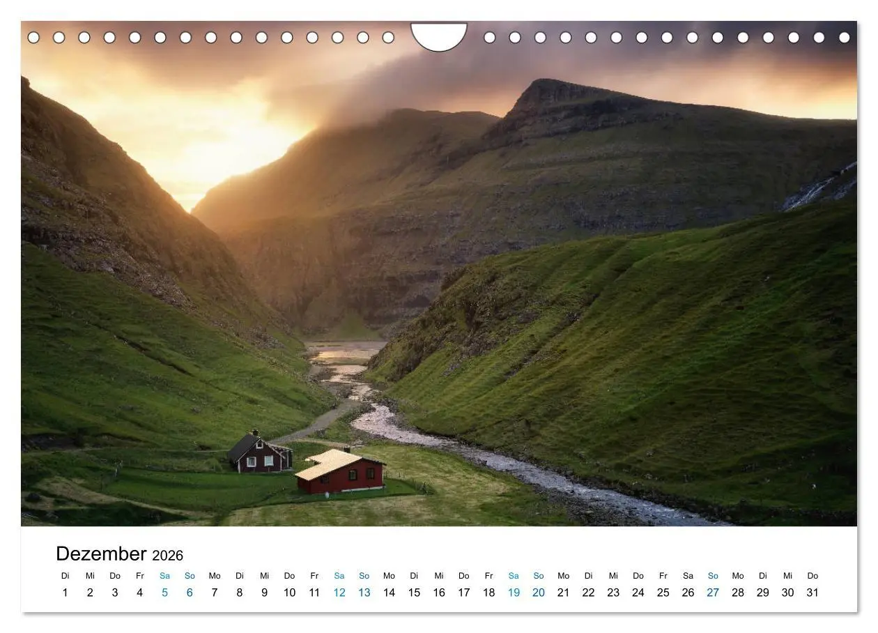 Bild: 9783457931066 | Färöer - Archipel im Nordmeer (Wandkalender 2026 DIN A4 quer),...