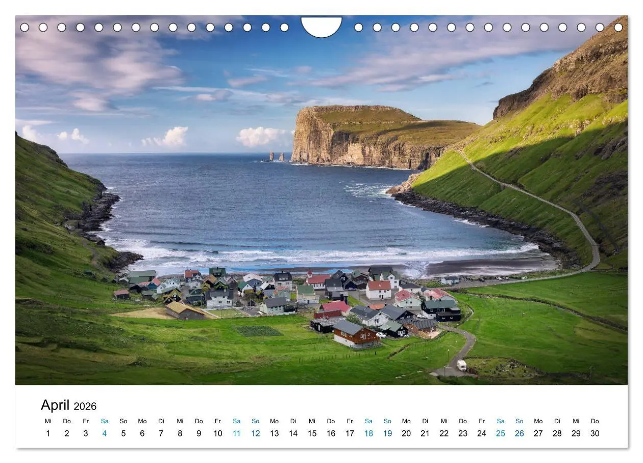 Bild: 9783457931066 | Färöer - Archipel im Nordmeer (Wandkalender 2026 DIN A4 quer),...