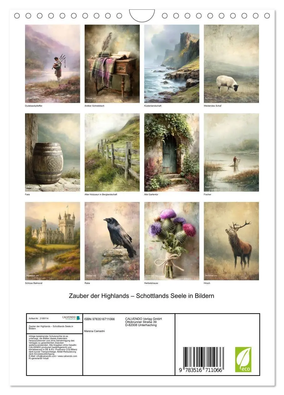 Bild: 9783516711066 | Zauber der Highlands - Schottlands Seele in Bildern (Wandkalender...