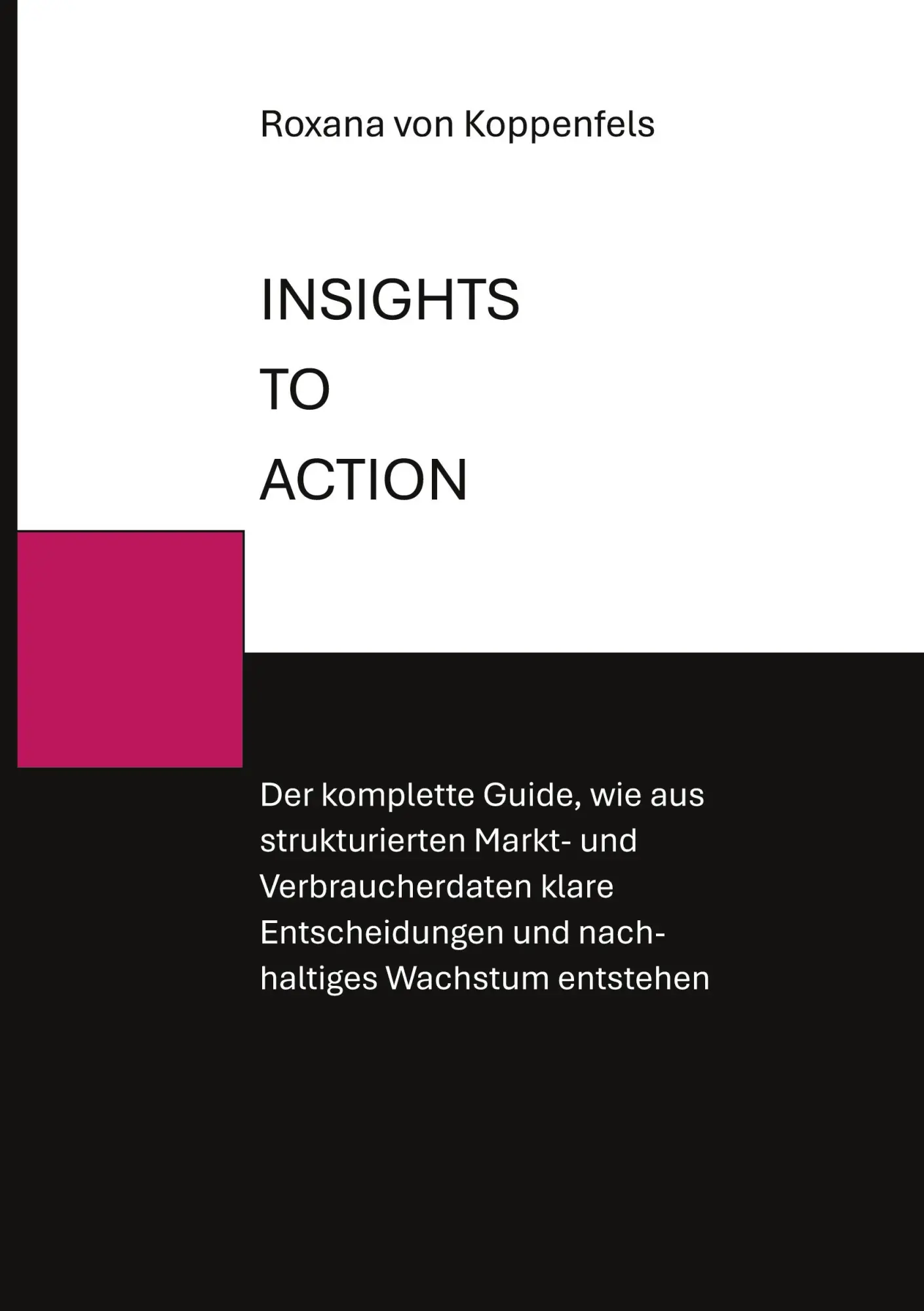 Cover: 9783696761066 | INSIGHTS TO ACTION | Roxana von Koppenfels | Taschenbuch | 132 S.