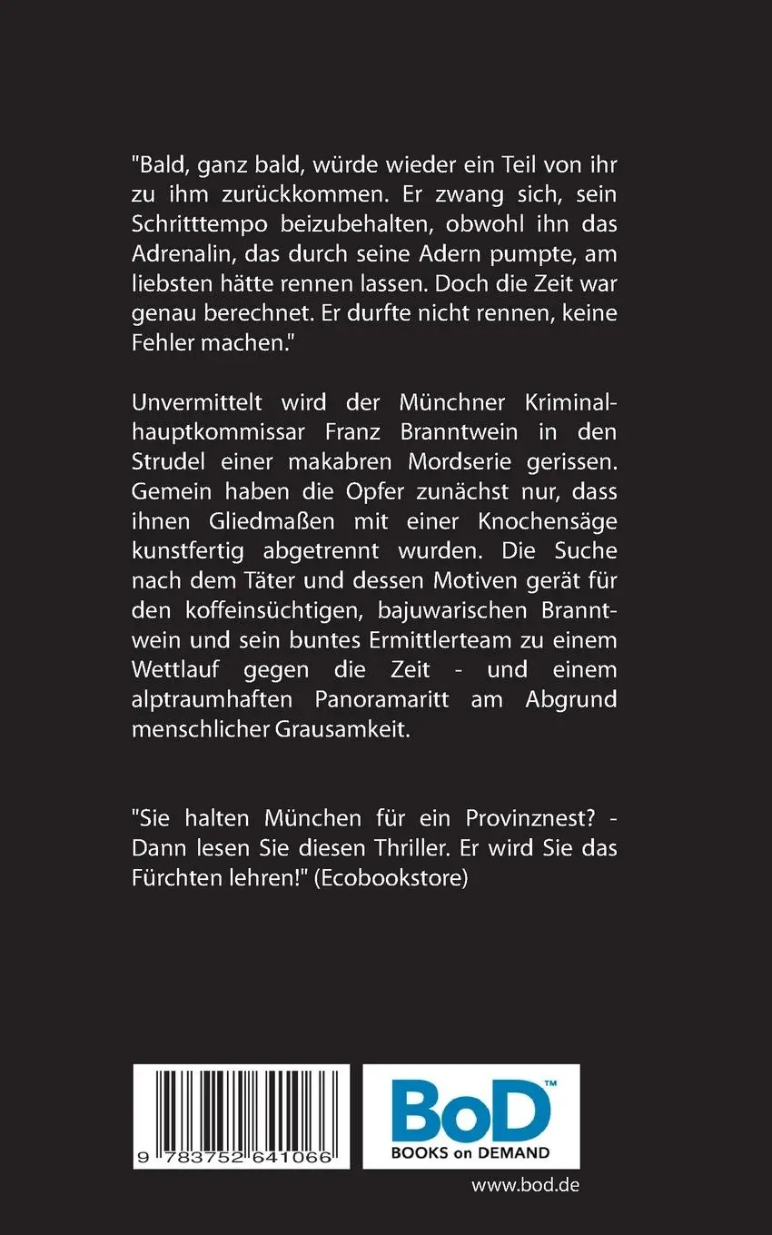 Rückseite: 9783752641066 | Gemeinsam sind wir tot | Franz Branntweins erster Fall | Schumacher