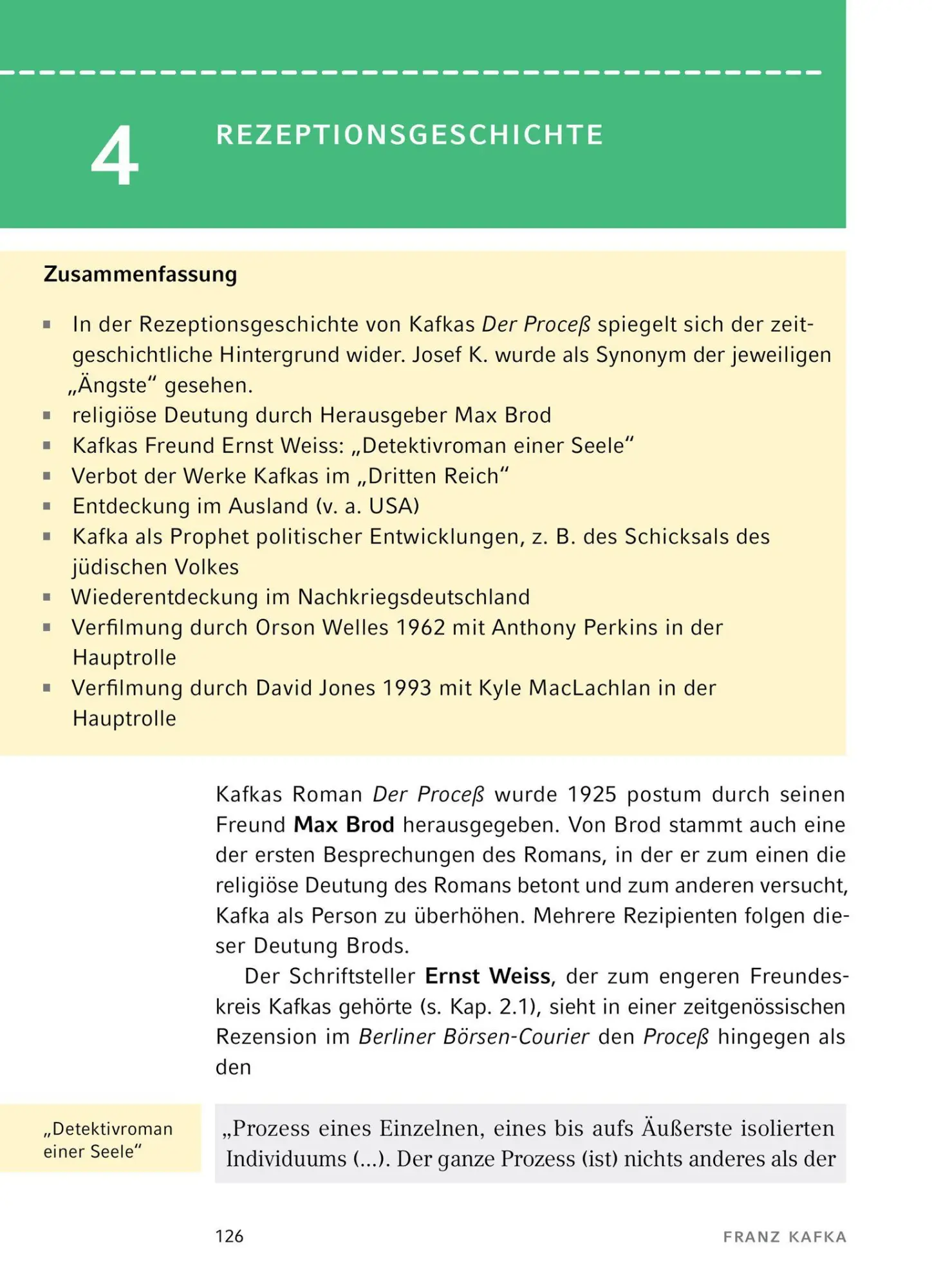 Bild: 9783804421066 | Der Process von Franz Kafka - Textanalyse und Interpretation | Kafka
