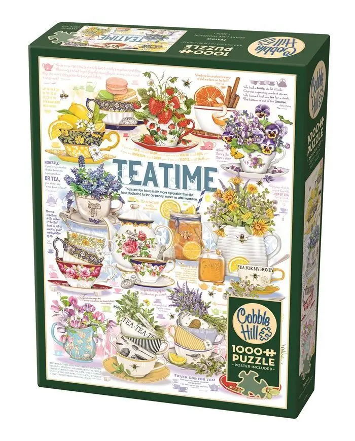 Cover: 625012401166 | COBBLE HILL PUZZLES - Teezeit 1000 Teile | Spiel | In Karton | 3840116