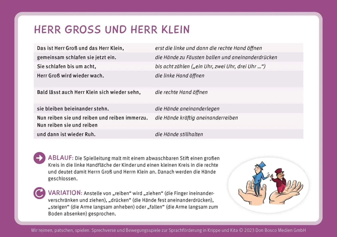 Bild: 4260694921166 | Wir reimen, patschen, spielen | Anna Thekla Ruhe | Box | 32 S. | 2025