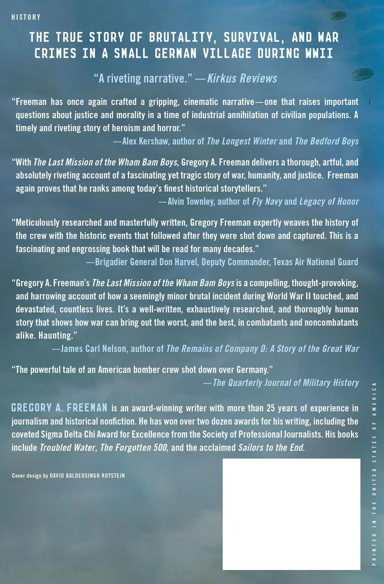 Rückseite: 9780230341166 | Last Mission of the Wham Bam Boys | Gregory Freeman | Taschenbuch