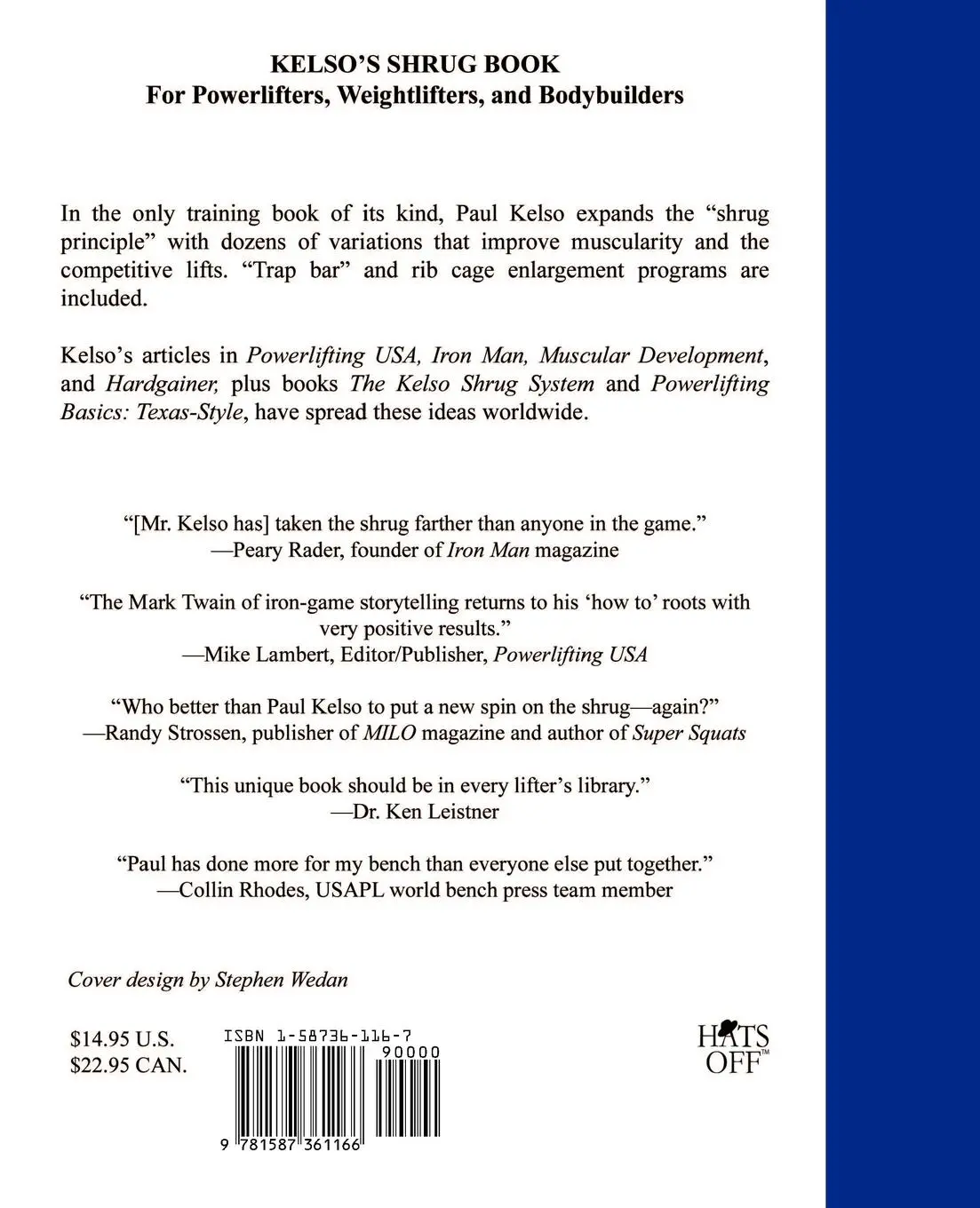 Rückseite: 9781587361166 | Kelso's Shrug Book | Paul Kelso | Taschenbuch | Englisch | 2002