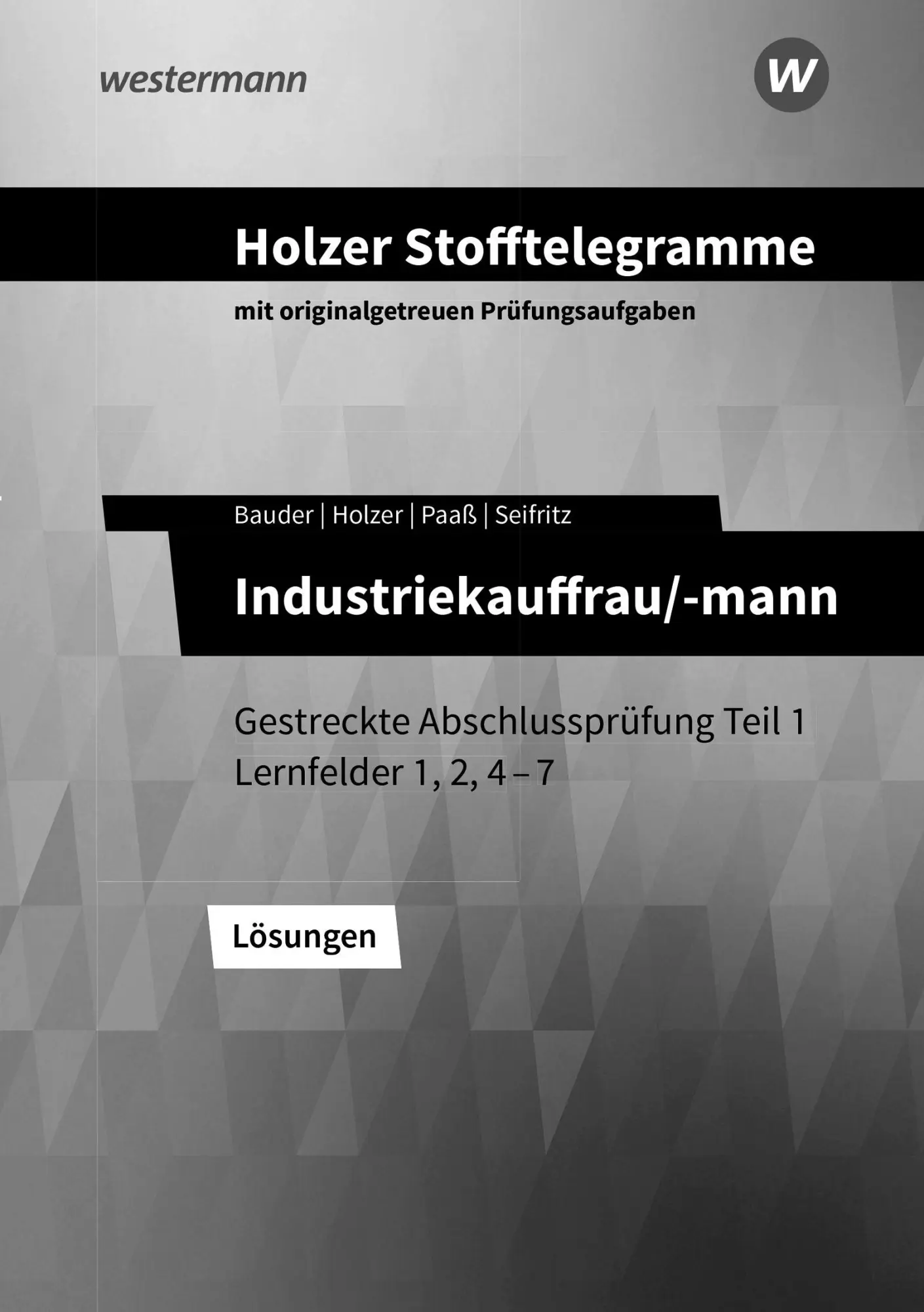 Cover: 9783427151166 | Holzer Stofftelegramme Baden-Württemberg - Industriekauffrau/-mann