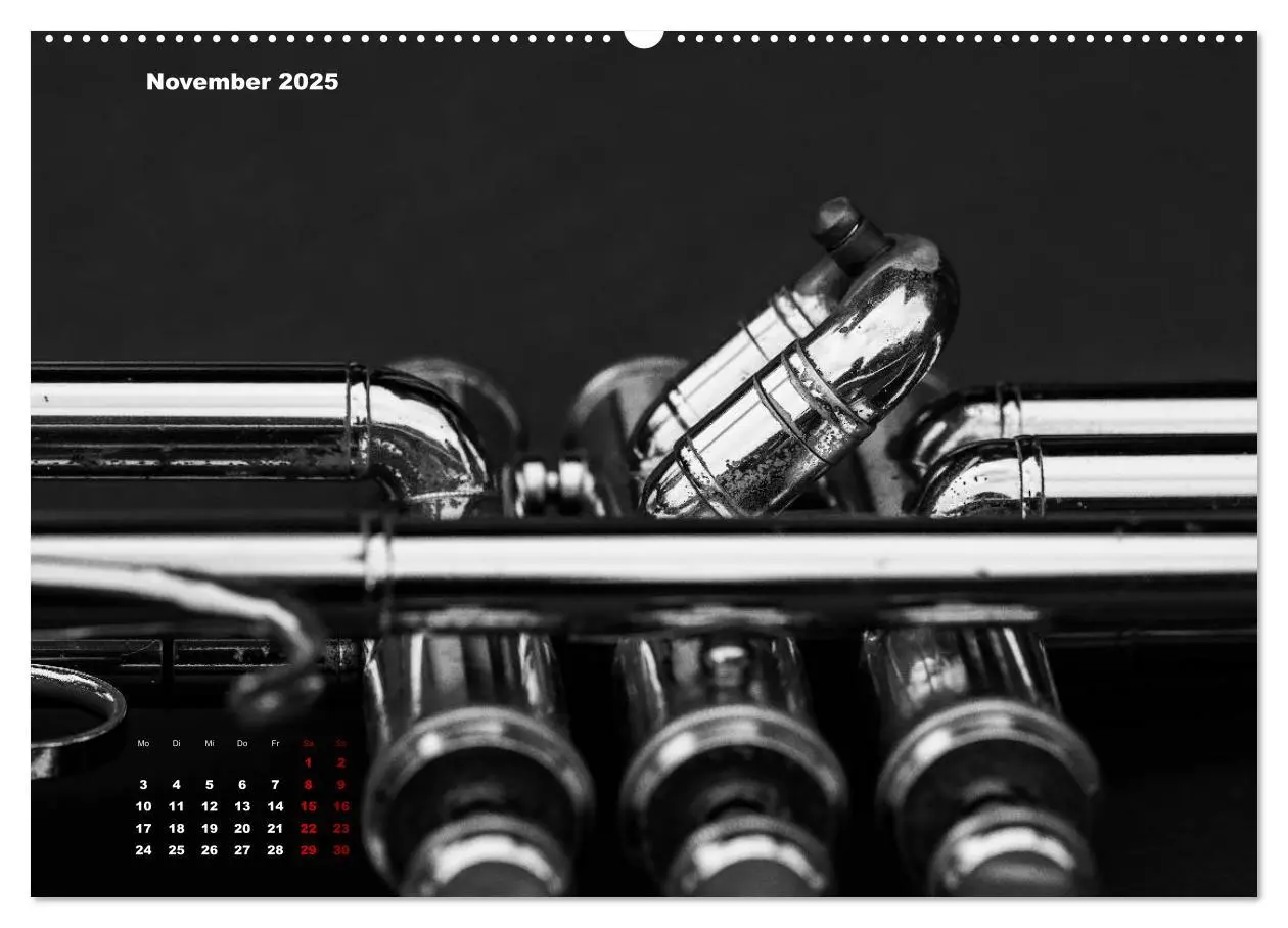 Bild: 9783435381166 | Trompete - Close up (hochwertiger Premium Wandkalender 2025 DIN A2...