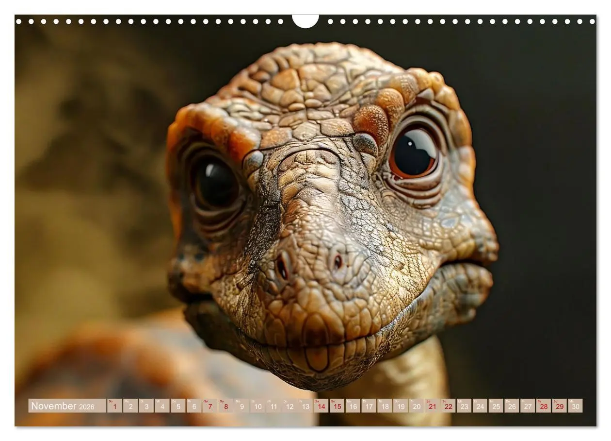 Bild: 9783457301166 | Dino-Babys (Wandkalender 2026 DIN A3 quer), CALVENDO Monatskalender