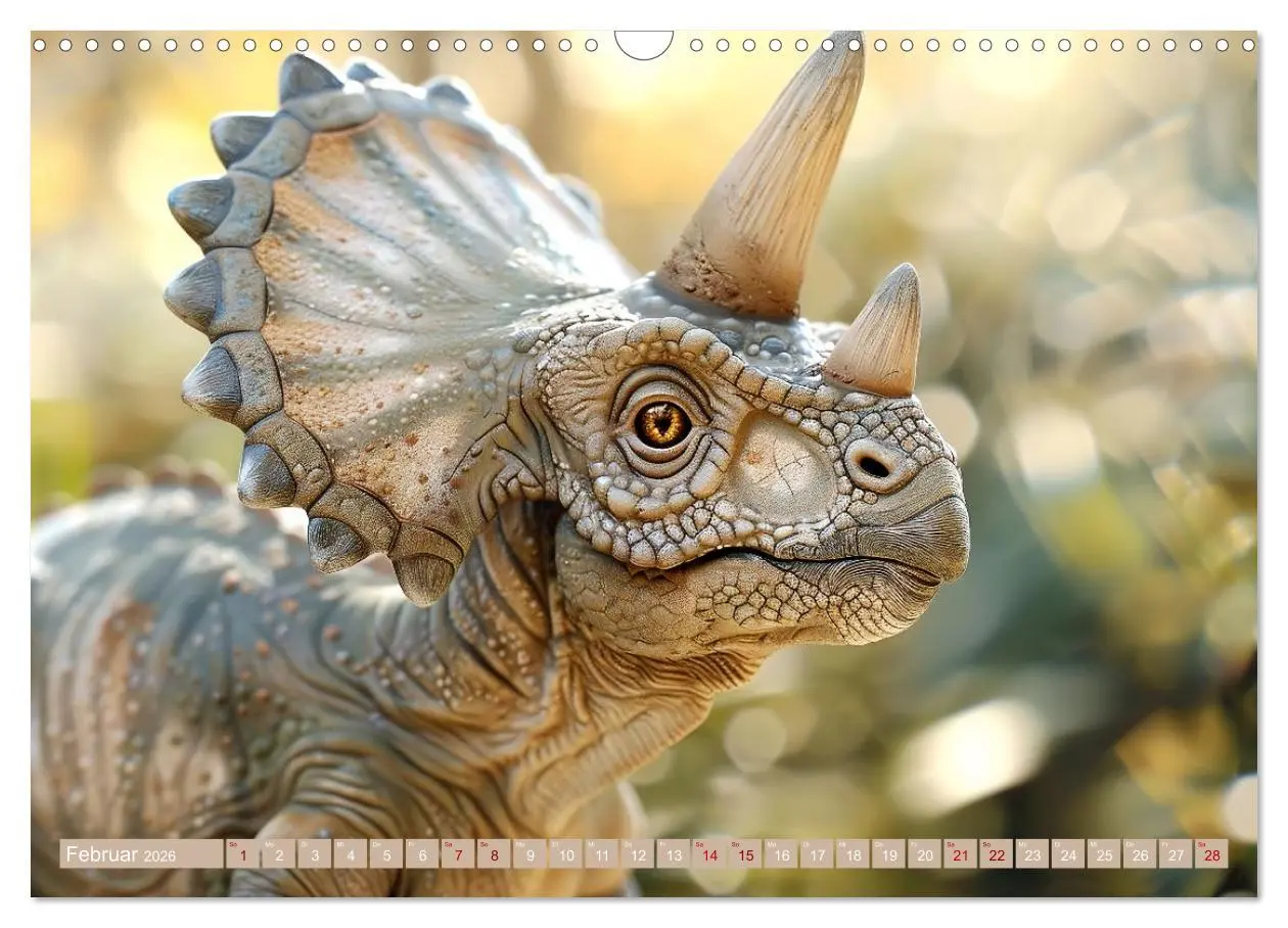 Bild: 9783457301166 | Dino-Babys (Wandkalender 2026 DIN A3 quer), CALVENDO Monatskalender