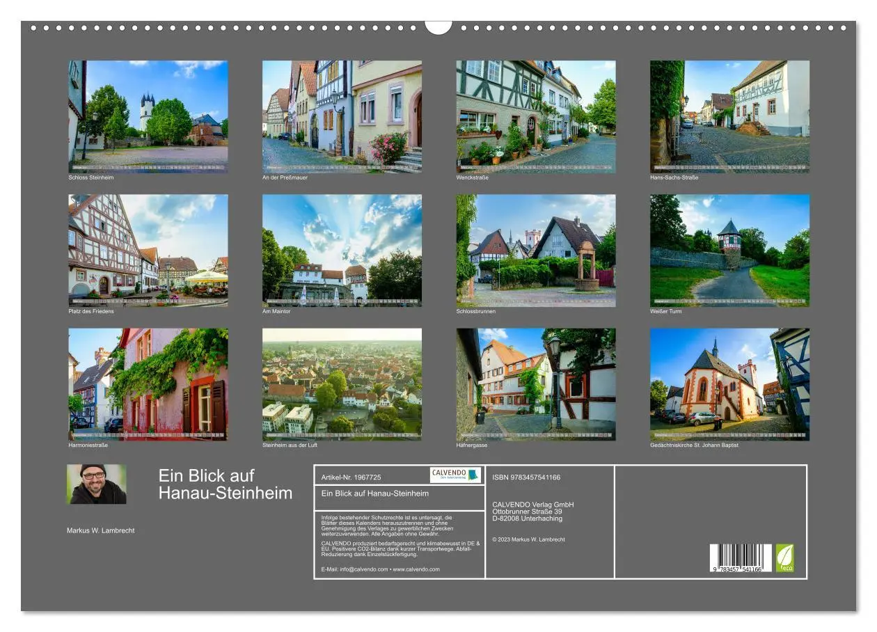 Bild: 9783457541166 | Ein Blick auf Hanau-Steinheim (Wandkalender 2026 DIN A2 quer),...