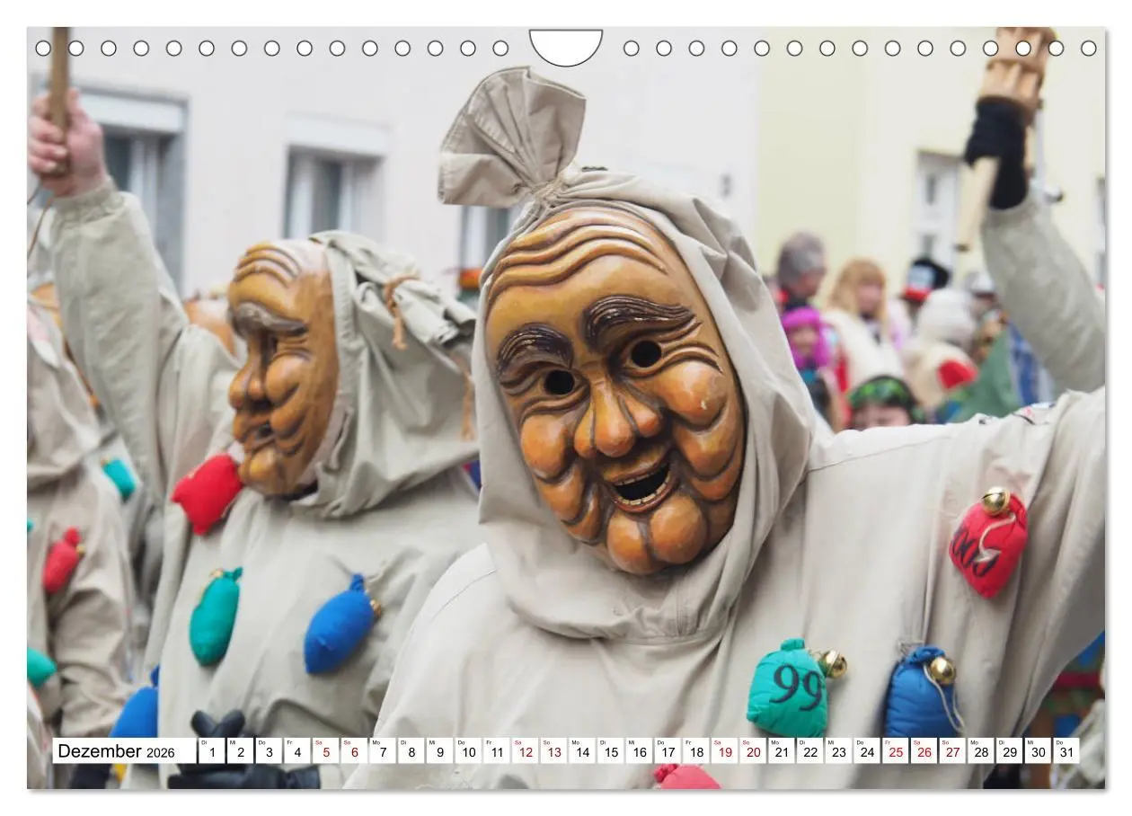Bild: 9783457921166 | Fasnet in Oberschwaben und auf der Alb (Wandkalender 2026 DIN A4...