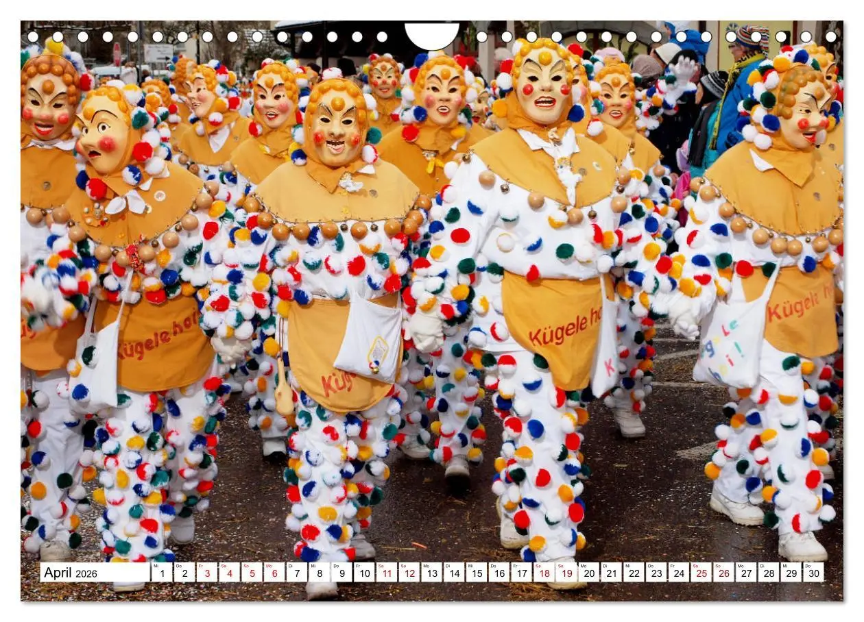 Bild: 9783457921166 | Fasnet in Oberschwaben und auf der Alb (Wandkalender 2026 DIN A4...