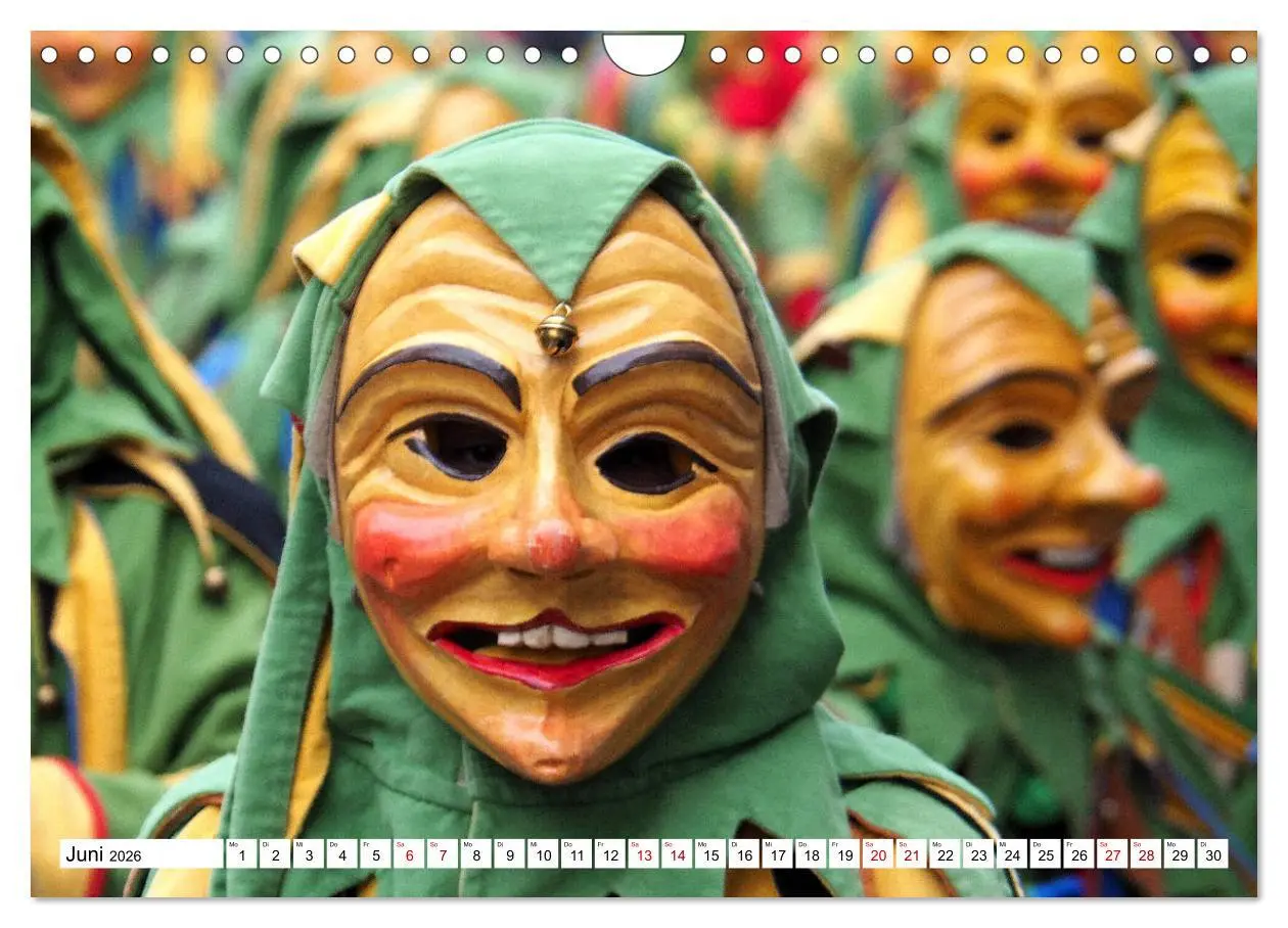 Bild: 9783457921166 | Fasnet in Oberschwaben und auf der Alb (Wandkalender 2026 DIN A4...
