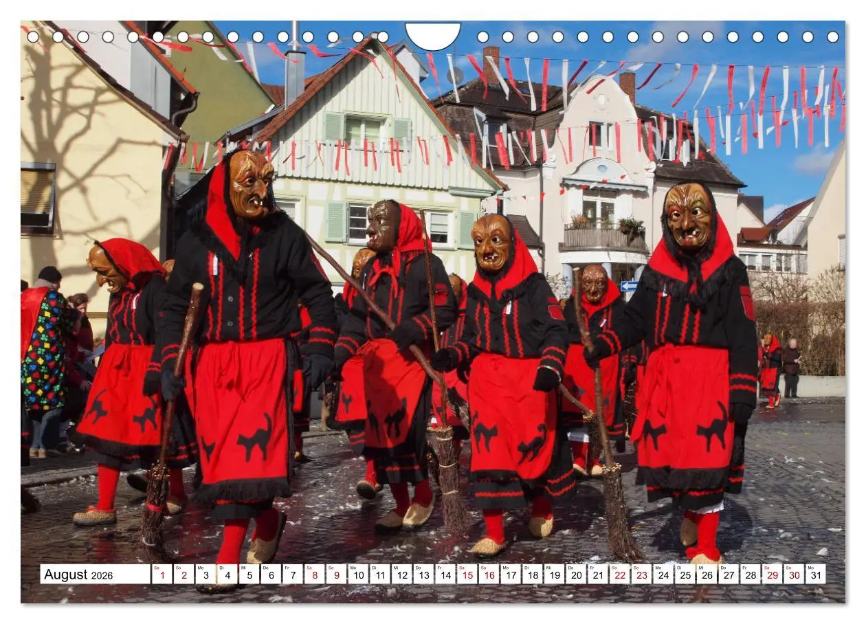 Bild: 9783457921166 | Fasnet in Oberschwaben und auf der Alb (Wandkalender 2026 DIN A4...