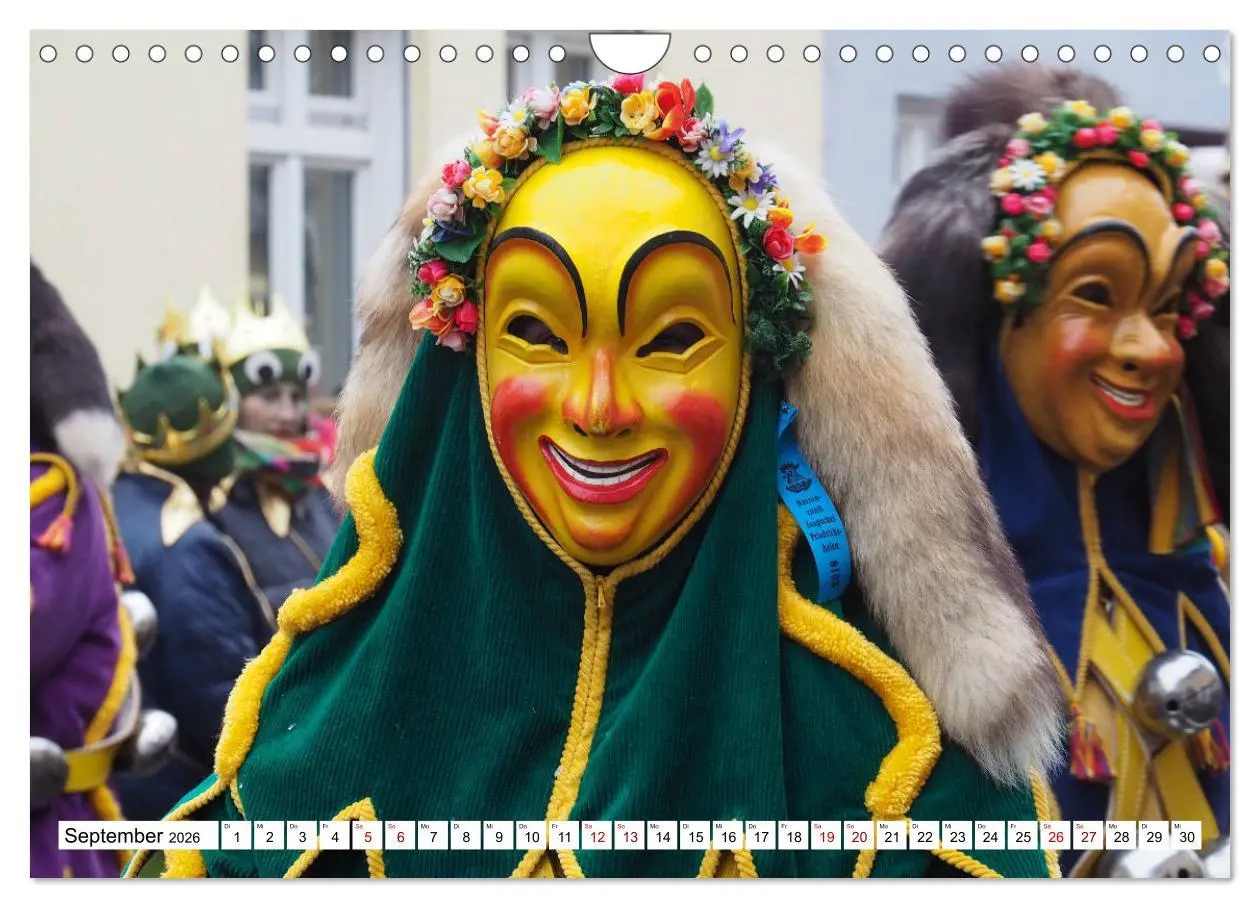 Bild: 9783457921166 | Fasnet in Oberschwaben und auf der Alb (Wandkalender 2026 DIN A4...