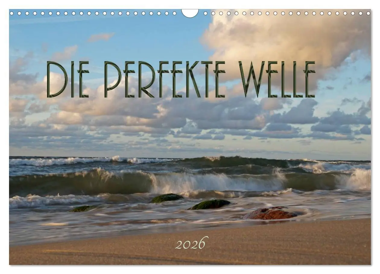 Cover: 9783516181166 | Die perfekte Welle (Wandkalender 2026 DIN A3 quer), CALVENDO...
