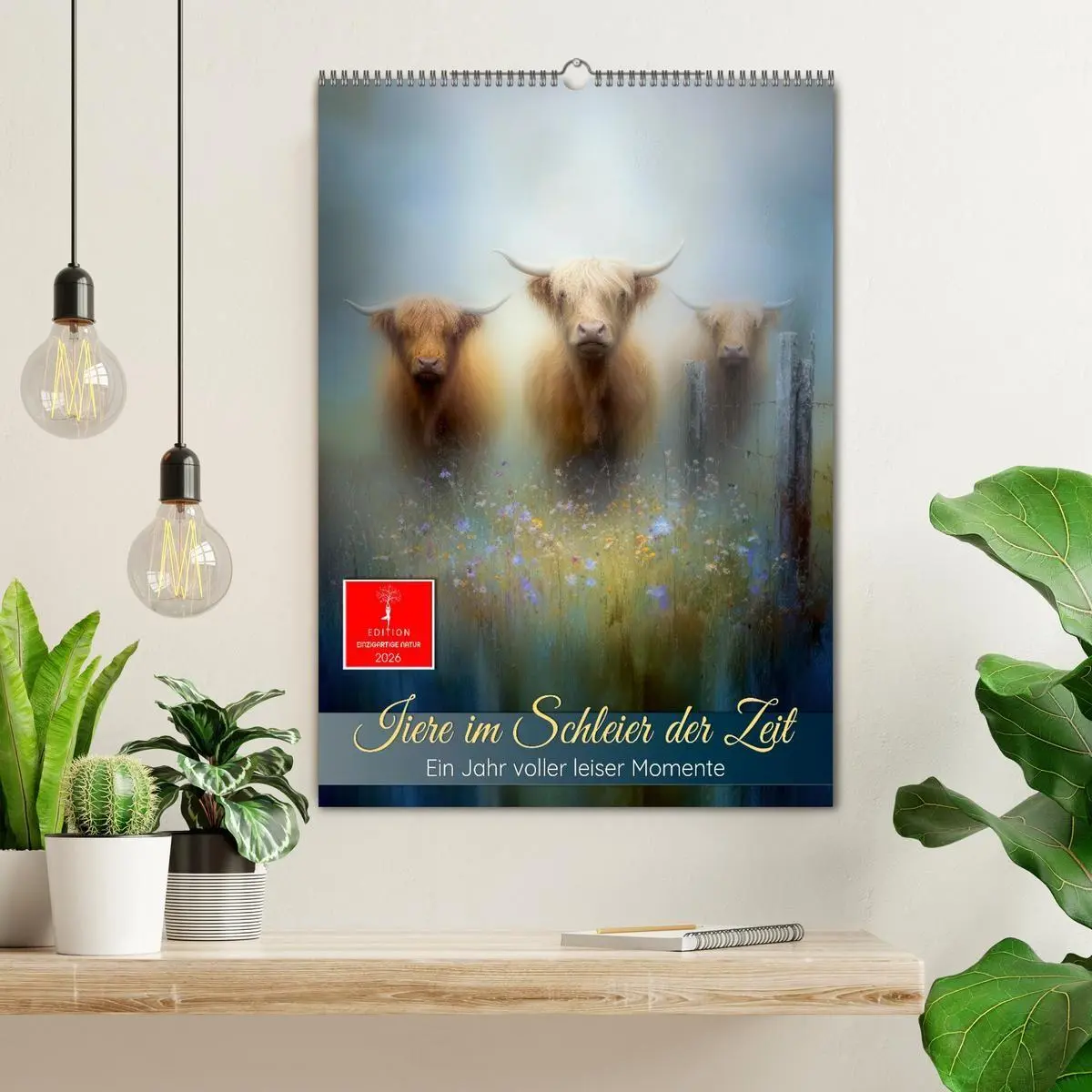 Bild: 9783516701166 | Tiere im Schleier der Zeit (Wandkalender 2026 DIN A2 hoch),...