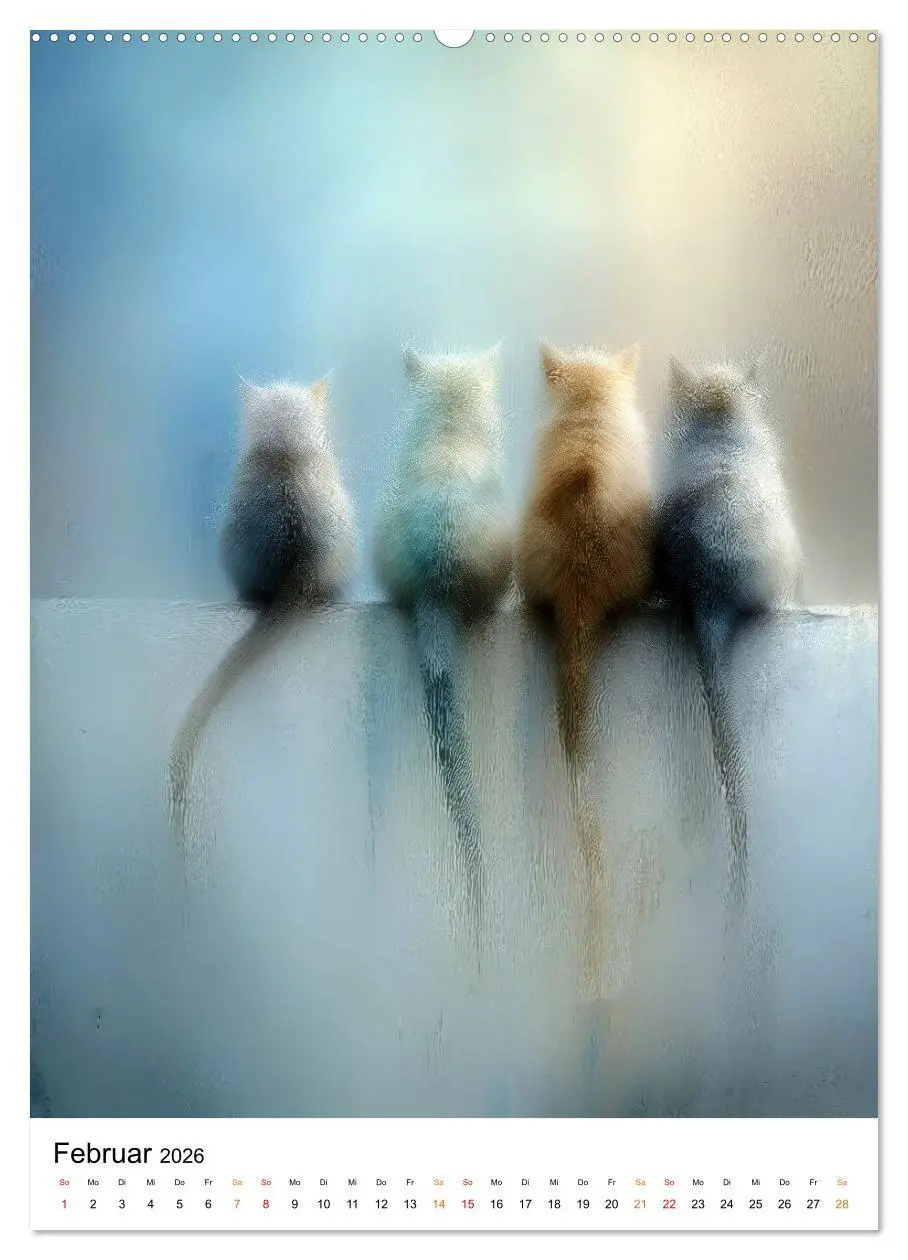 Bild: 9783516701166 | Tiere im Schleier der Zeit (Wandkalender 2026 DIN A2 hoch),...