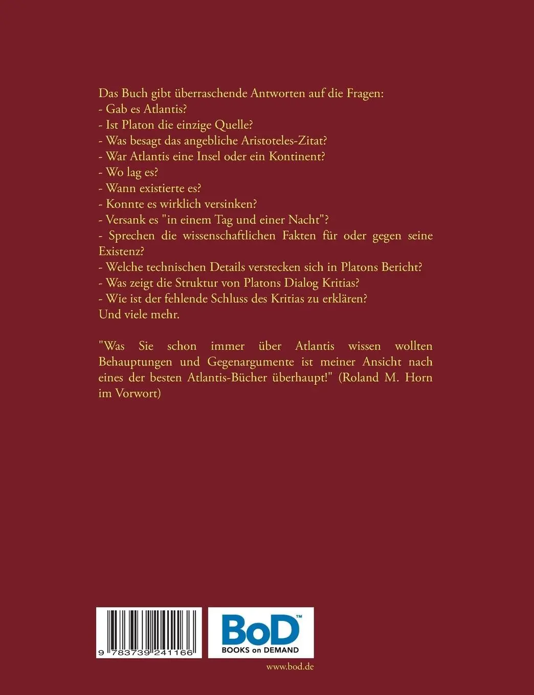Rückseite: 9783739241166 | Was Sie schon immer über Atlantis wissen wollten | Peter Nowak | Buch