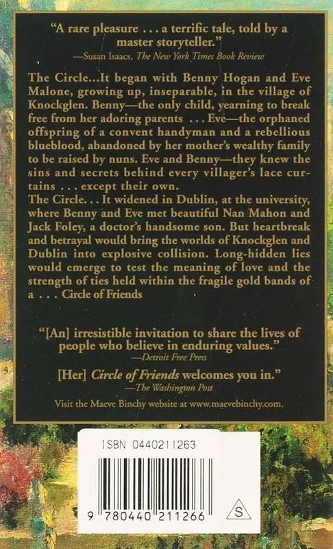 Rückseite: 9780440211266 | Circle of Friends | Maeve Binchy | Taschenbuch | 596 S. | Englisch