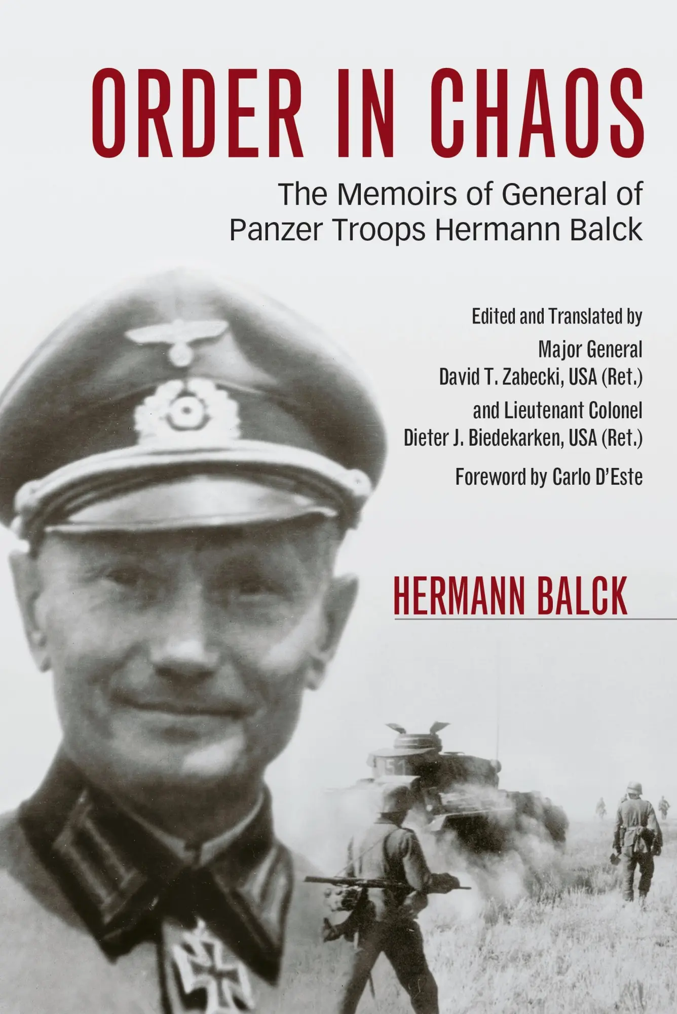 Cover: 9780813161266 | Balck, H: Order in Chaos | Hermann Balck | Buch | Gebunden | Englisch