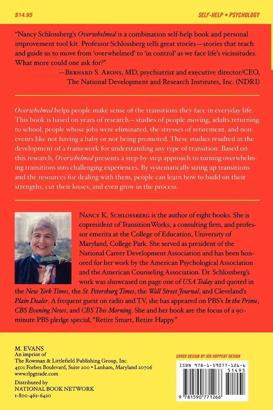 Rückseite: 9781590771266 | Overwhelmed | Coping with Life's Ups and Downs | Nancy K. Schlossberg