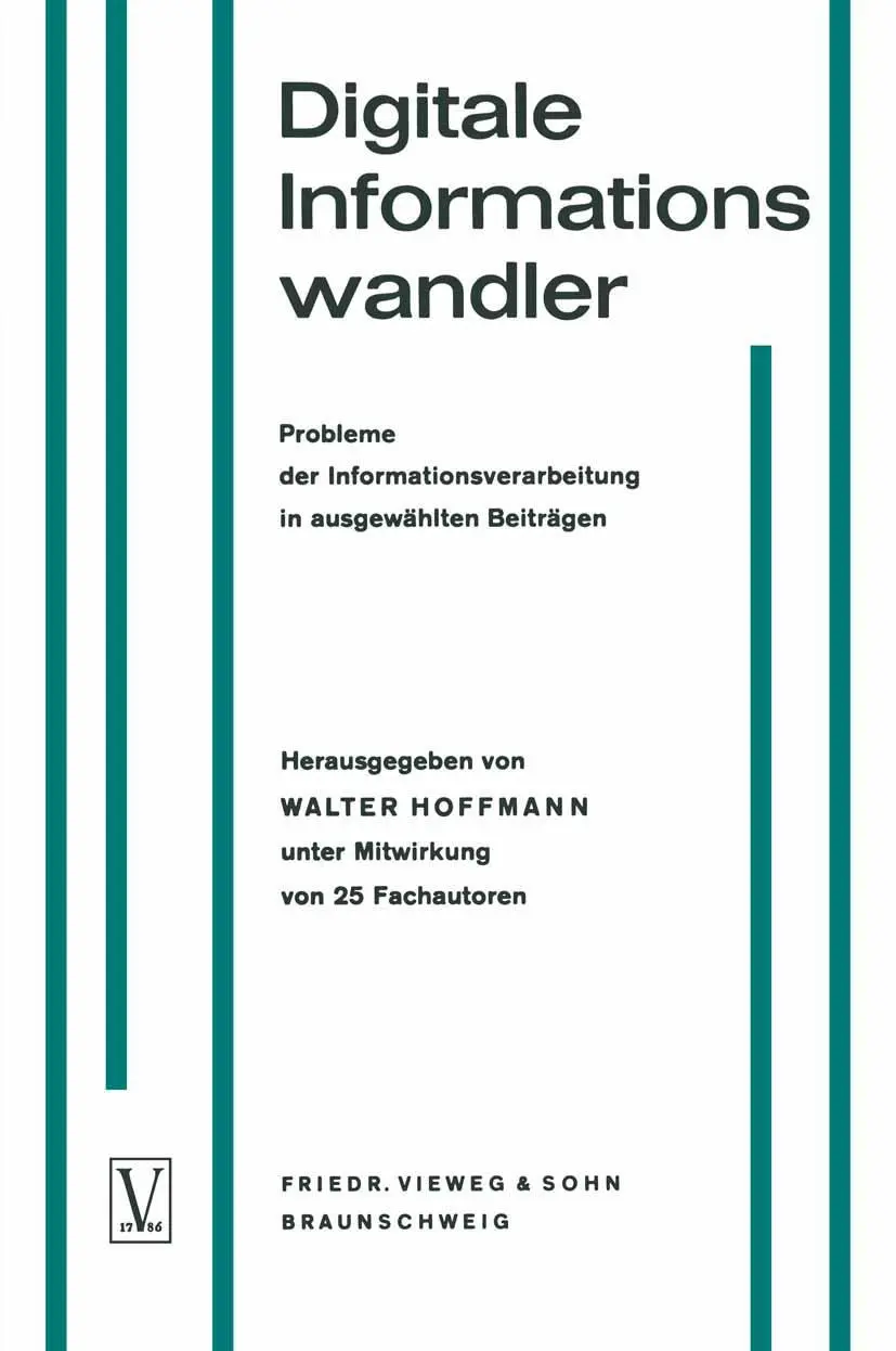 Cover: 9783322961266 | Digitale Informationswandler / Digital Information Processors /...