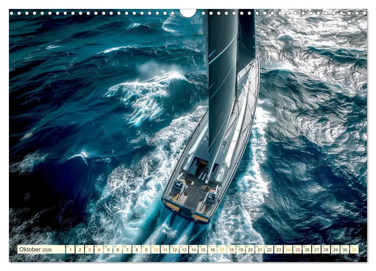 Bild: 9783457461266 | Segeln - schöne Momente (Wandkalender 2026 DIN A3 quer), CALVENDO...