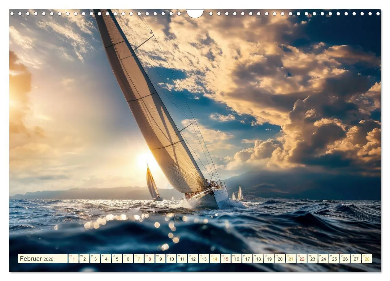 Bild: 9783457461266 | Segeln - schöne Momente (Wandkalender 2026 DIN A3 quer), CALVENDO...