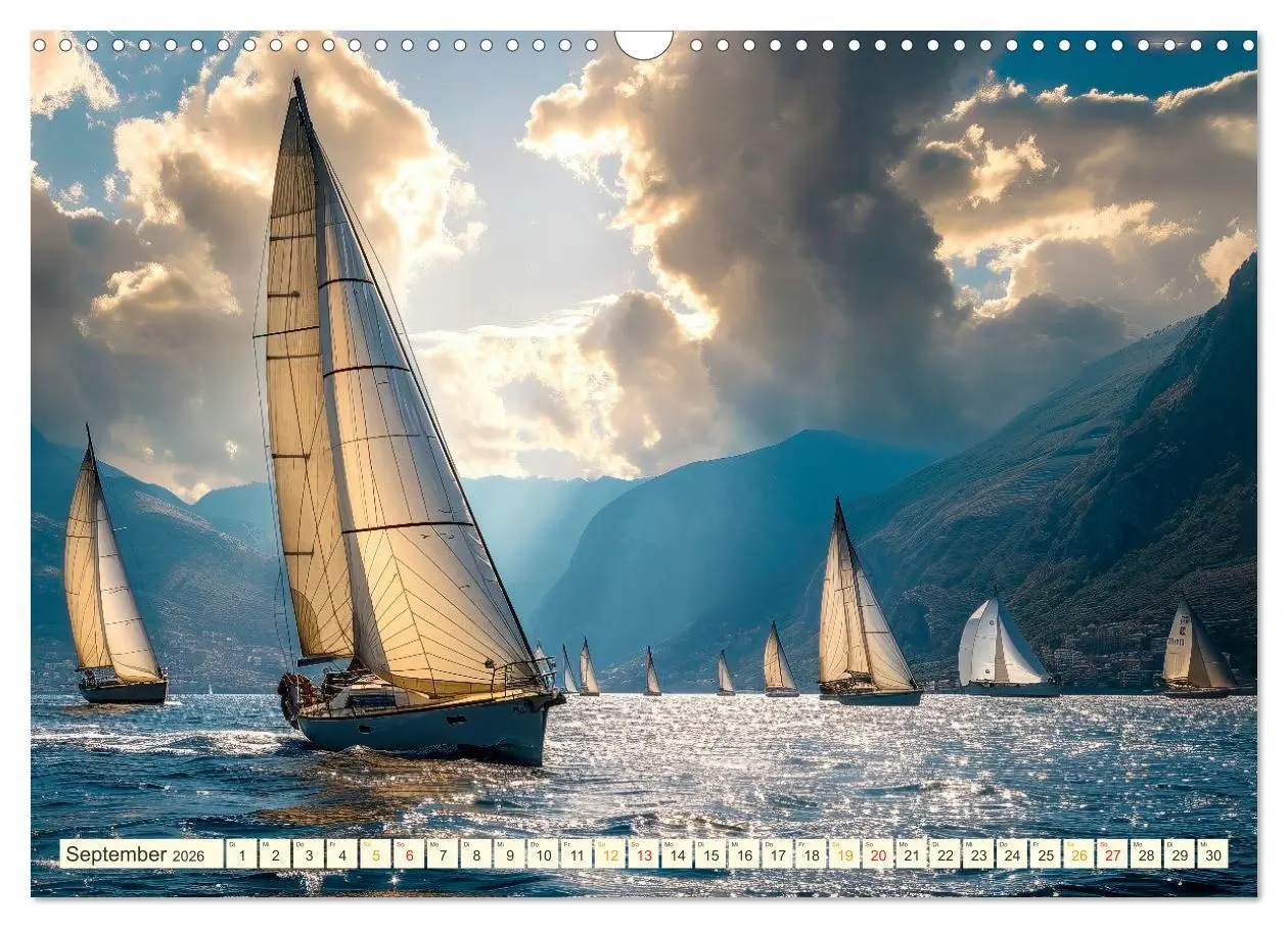 Bild: 9783457461266 | Segeln - schöne Momente (Wandkalender 2026 DIN A3 quer), CALVENDO...