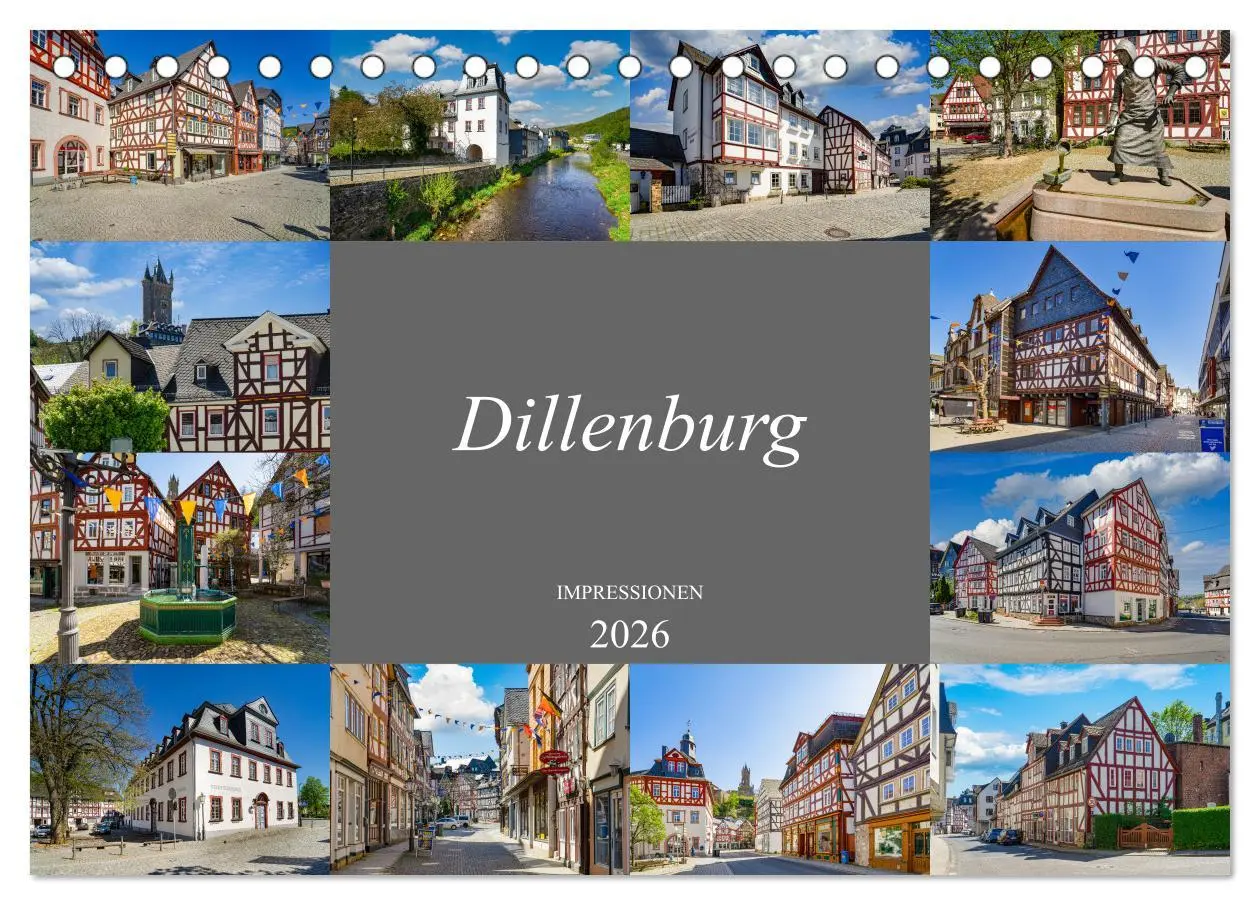 Cover: 9783457911266 | Dillenburg Impressionen (Tischkalender 2026 DIN A5 quer), CALVENDO...
