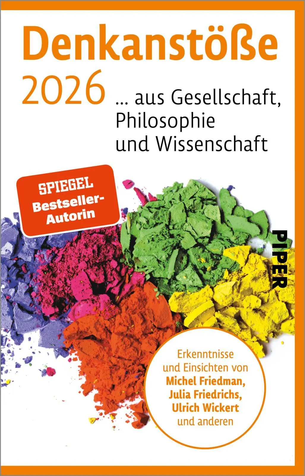 Cover: 9783492321266 | Denkanstöße 2026 | ... aus Gesellschaft, Philosophie und Wissenschaft