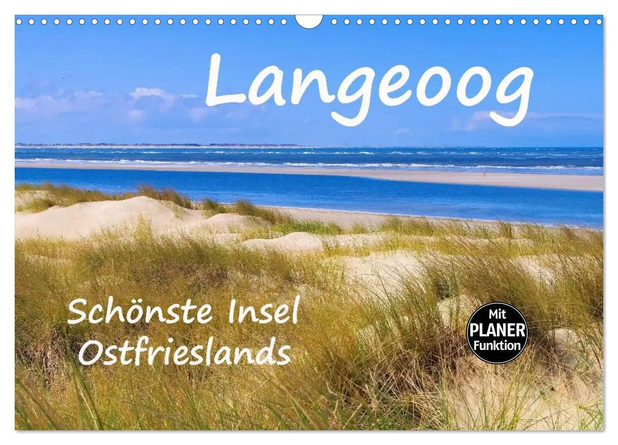 Cover: 9783516001266 | Langeoog - Schönste Insel Ostfrieslands (Wandkalender 2026 DIN A3...