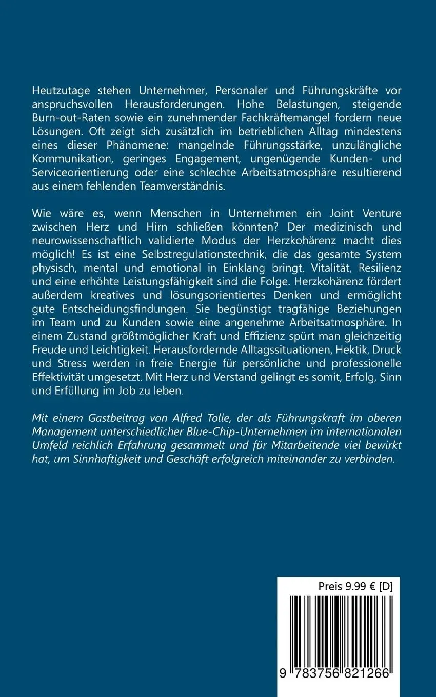 Rückseite: 9783756821266 | Business-Kompetenz mit Herz-Kohärenz | Melanie Grimm | Taschenbuch