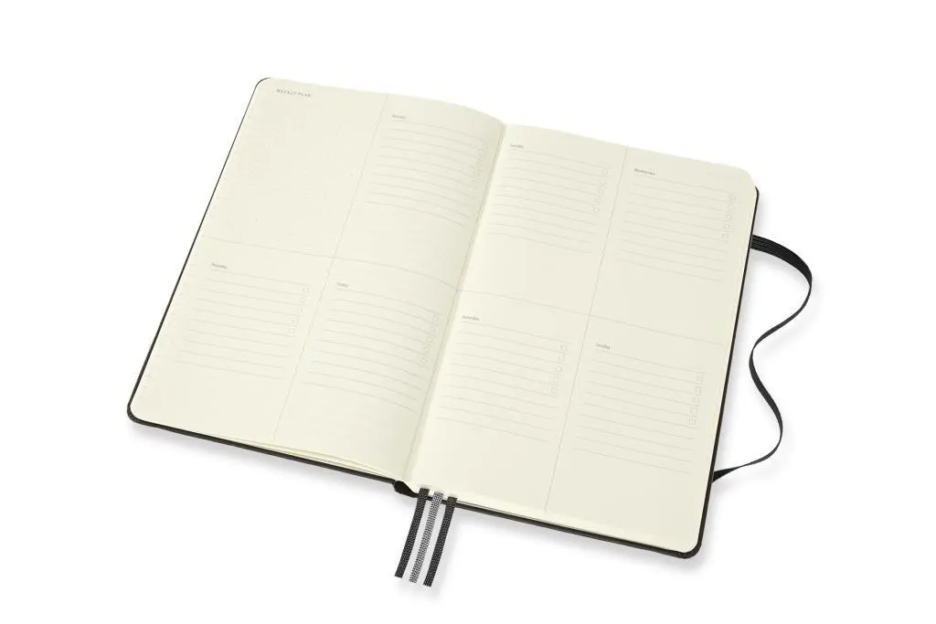 Bild: 8056420851366 | Moleskine Pro Projekt-Planer, Large/A5, Fester Einband, Schwarz | 2020