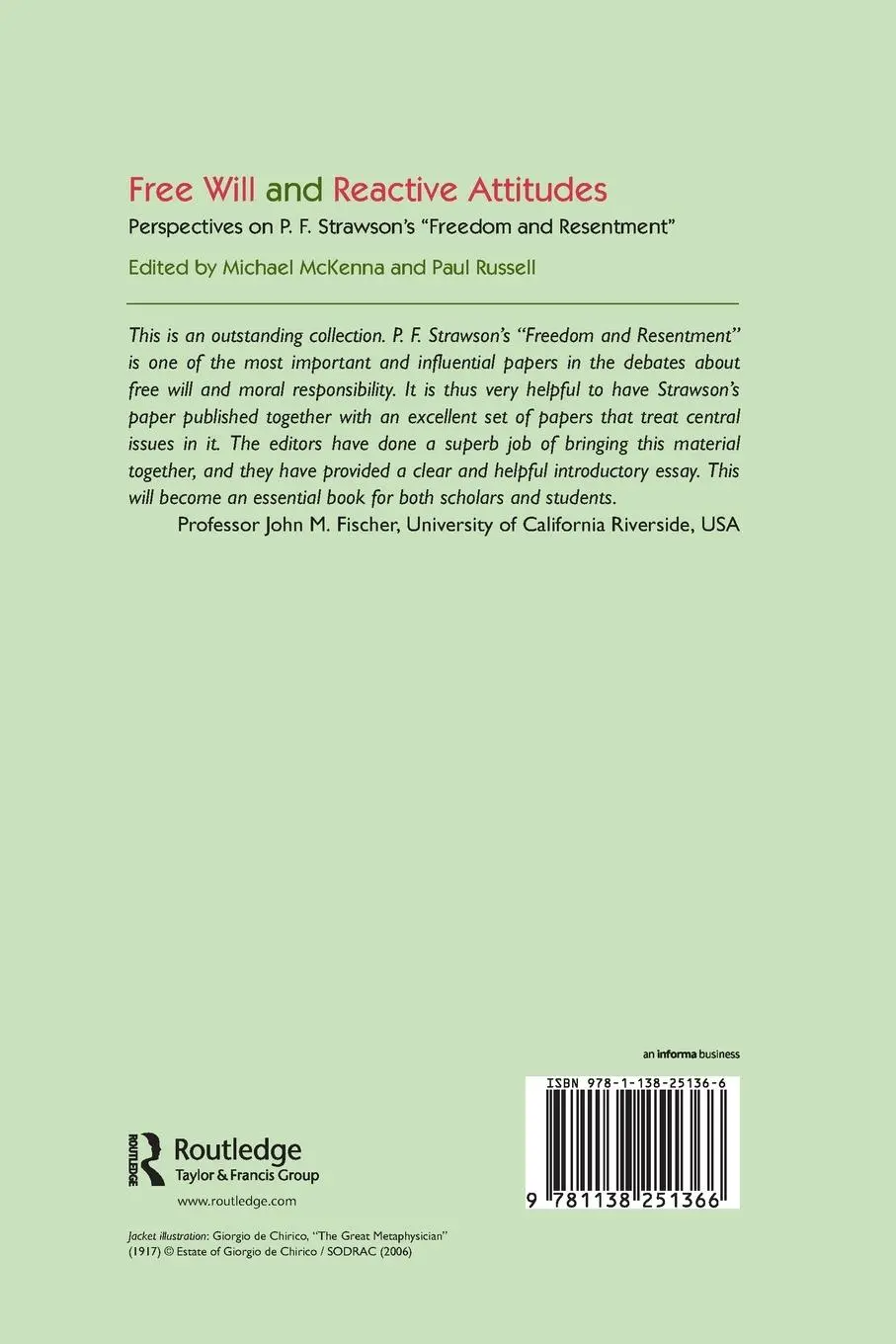 Rückseite: 9781138251366 | Free Will and Reactive Attitudes | Paul Russell | Taschenbuch | 2016