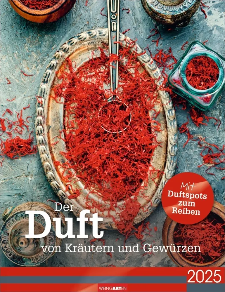 Cover: 9783839901366 | Der Duft von Kräutern und Gewürzen Kalender 2025 | Kalender | 14 S.