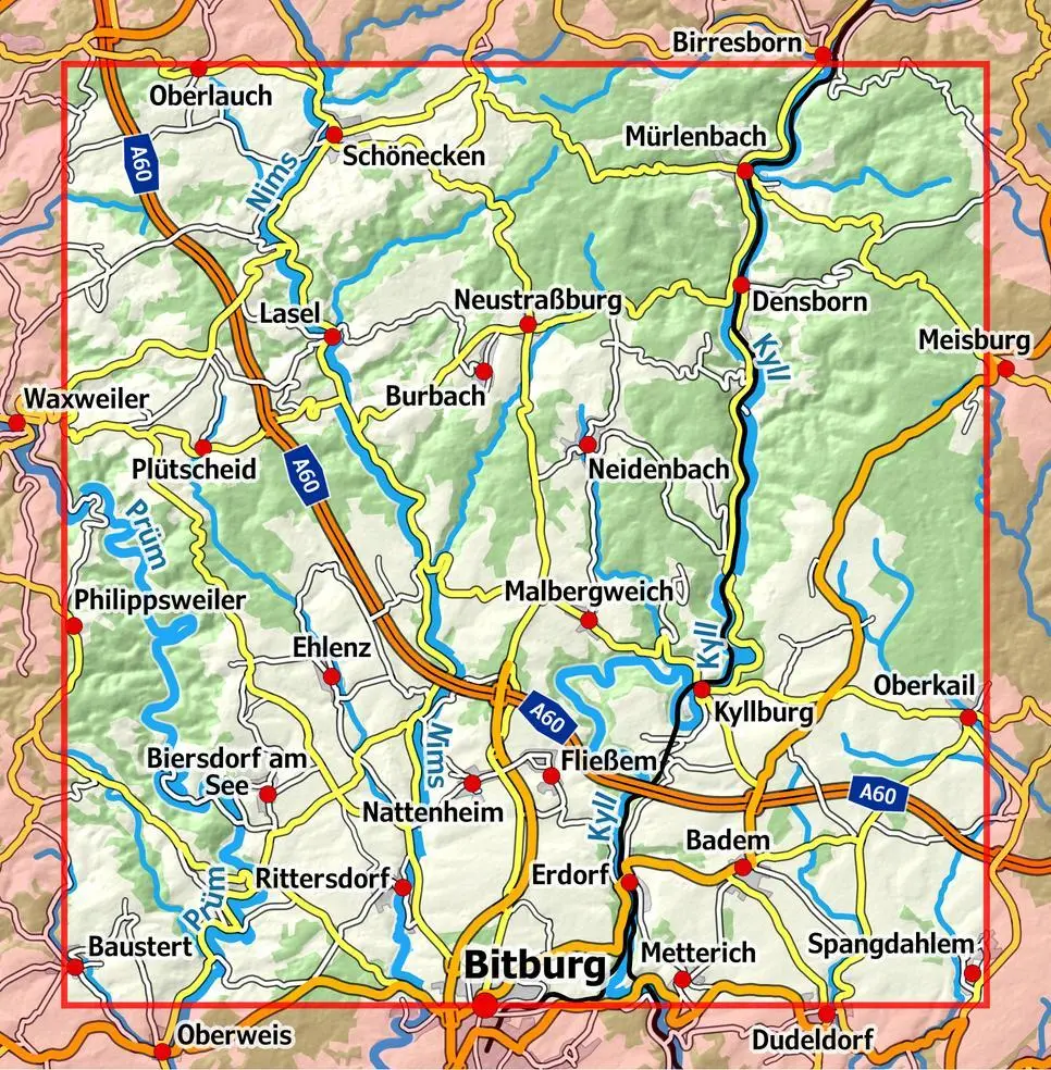 Bild: 9783960991366 | Eifelwandern 17 - Kyllwaldeifel | NaturNavi | (Land-)Karte | 1 S.