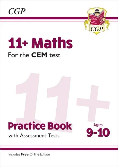 Cover: 9781789081466 | 11+ CEM Maths Practice Book &amp; Assessment Tests - Ages 9-10 (with...