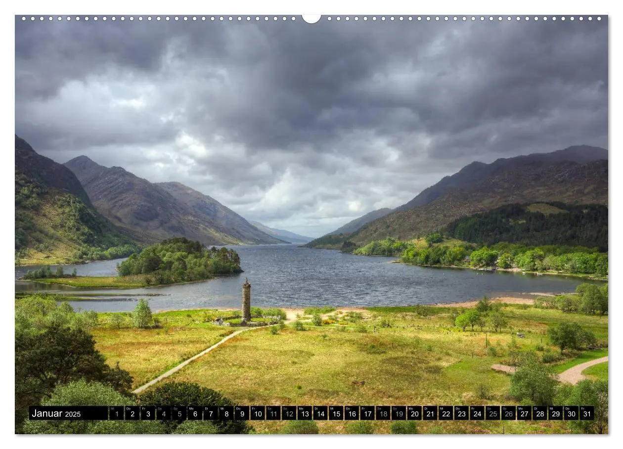 Bild: 9783435351466 | Wunderschönes Schottland (Wandkalender 2025 DIN A2 quer), CALVENDO...