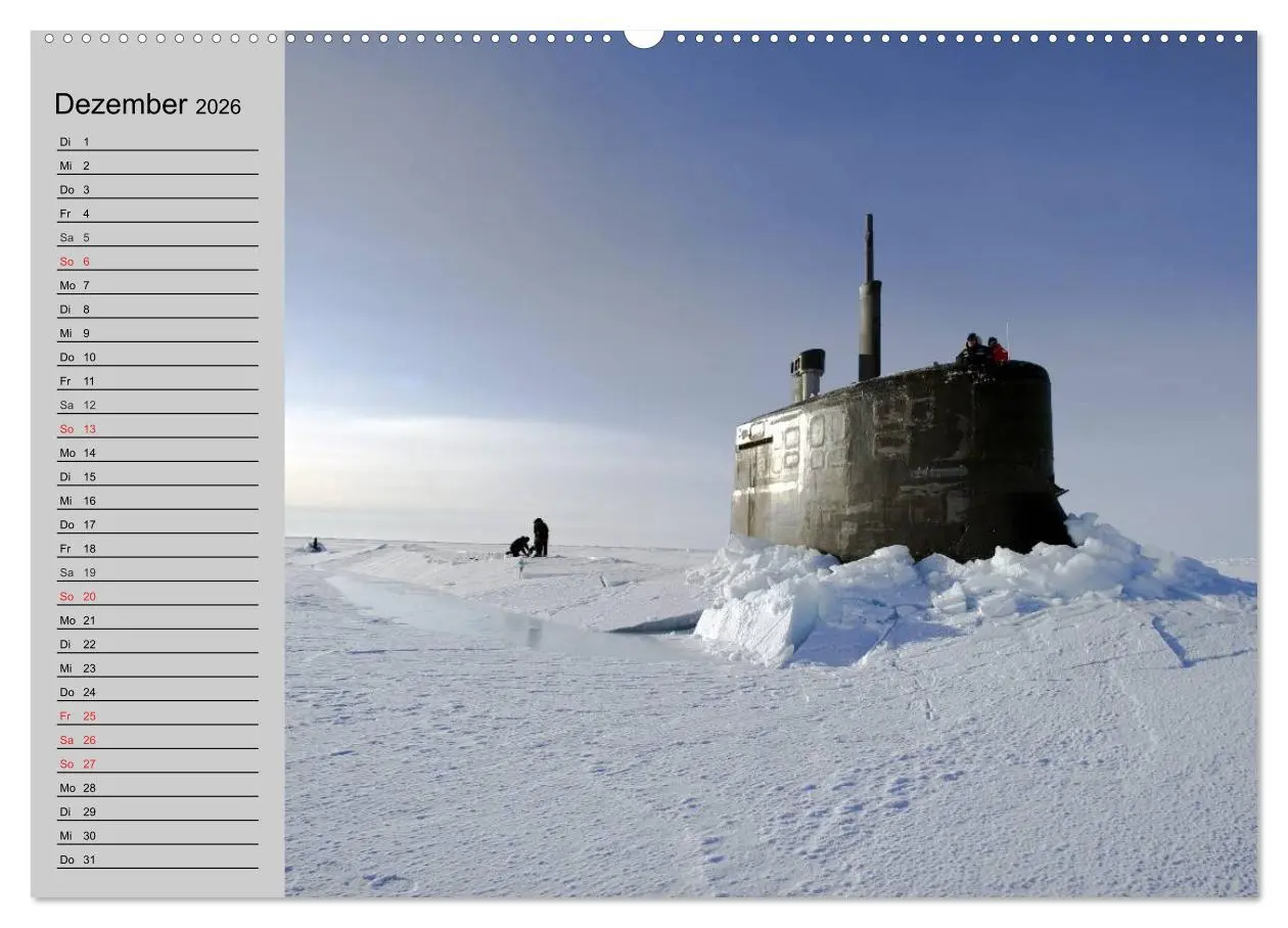 Bild: 9783457991466 | U-Boote. Militärische Ungetüme (Wandkalender 2026 DIN A2 quer),...